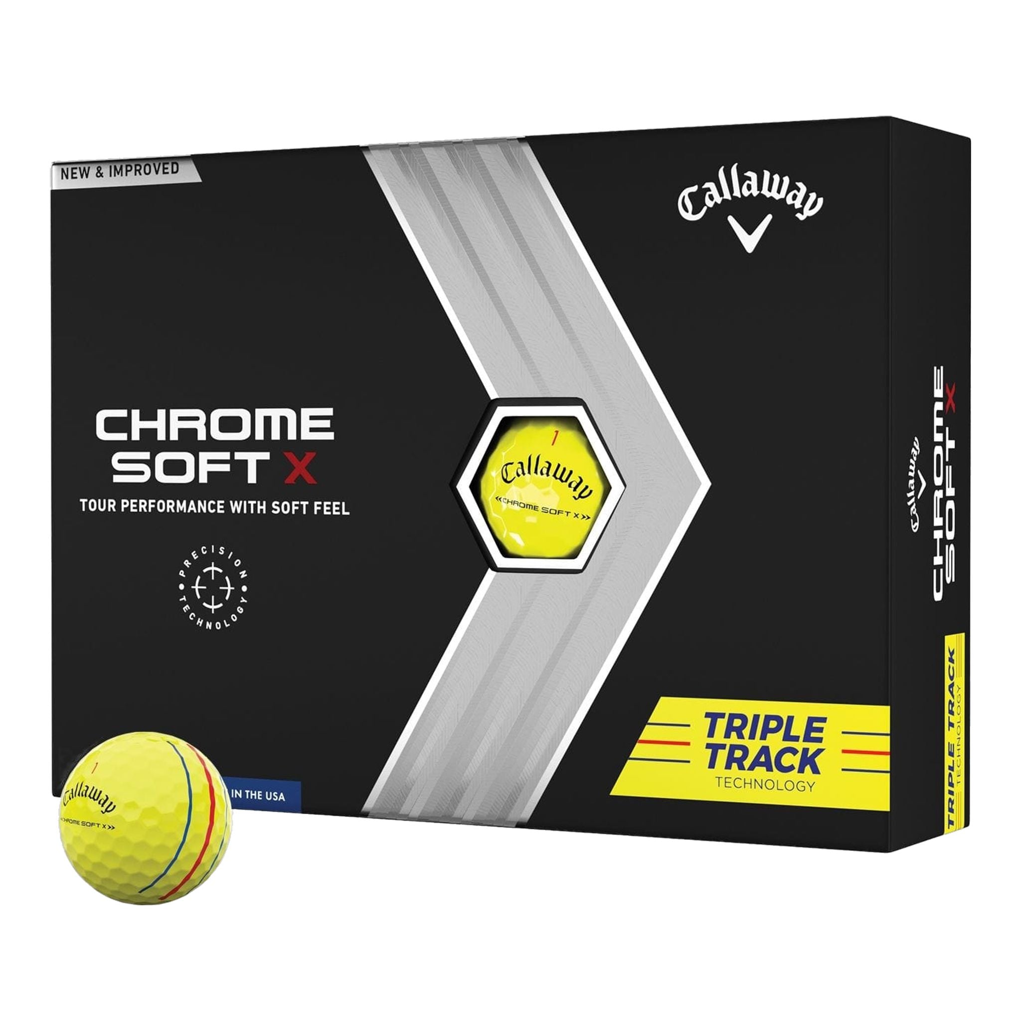 Palline da golf Callaway Chrome Soft X 2022
