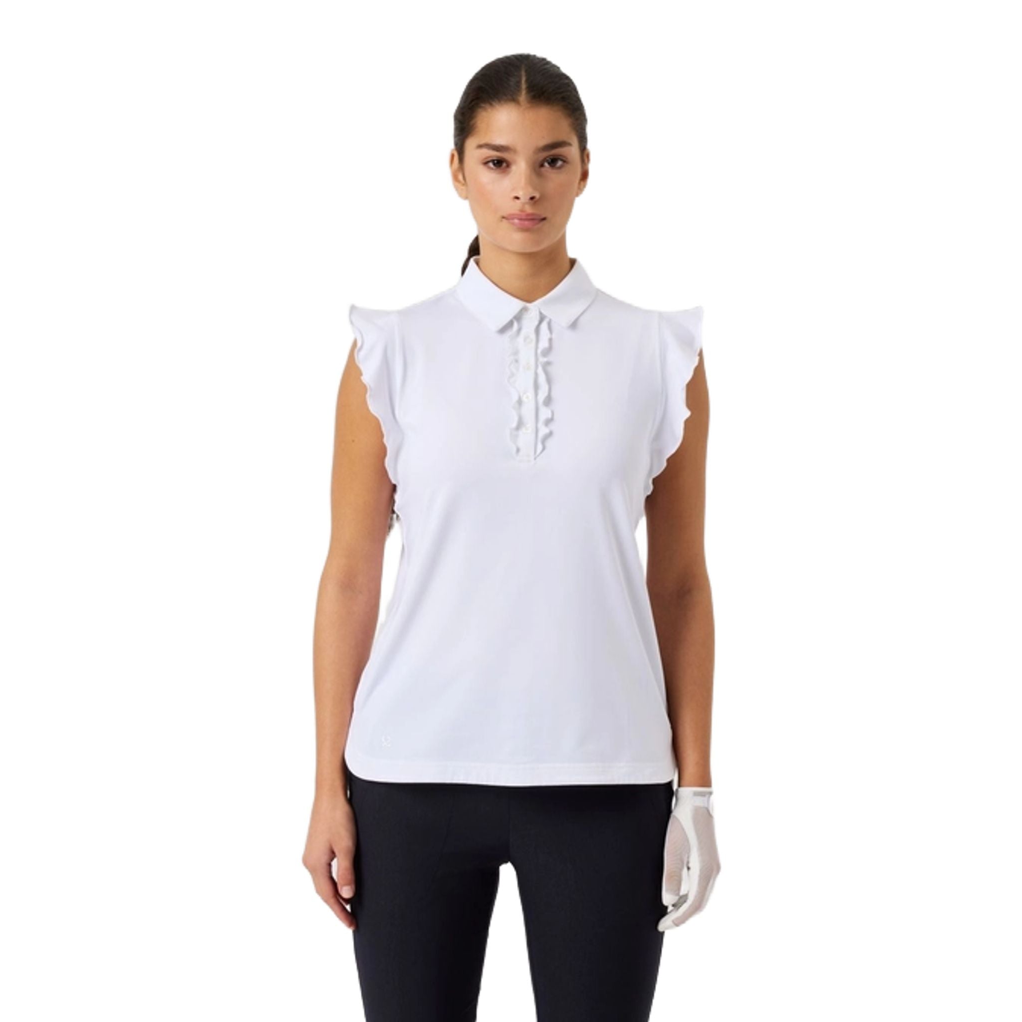 Daily Sports Frill SL Poloshirt Damen