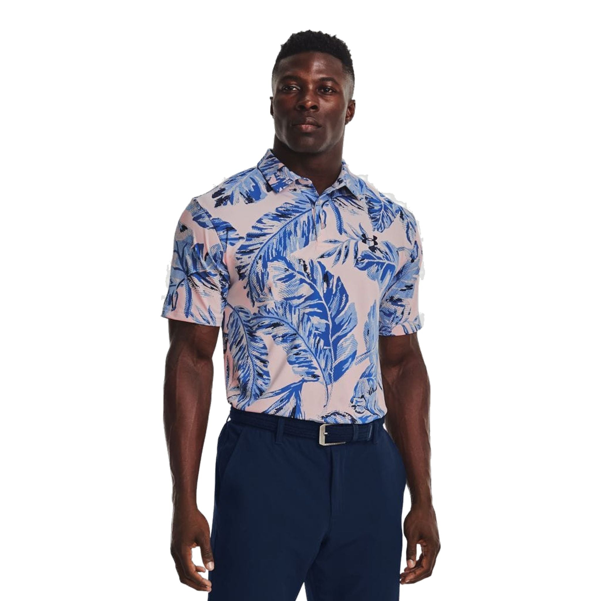 Under Armour M Polo Playoff 2.0 Rush Red Tint/Victory Blue/Acad Uomo