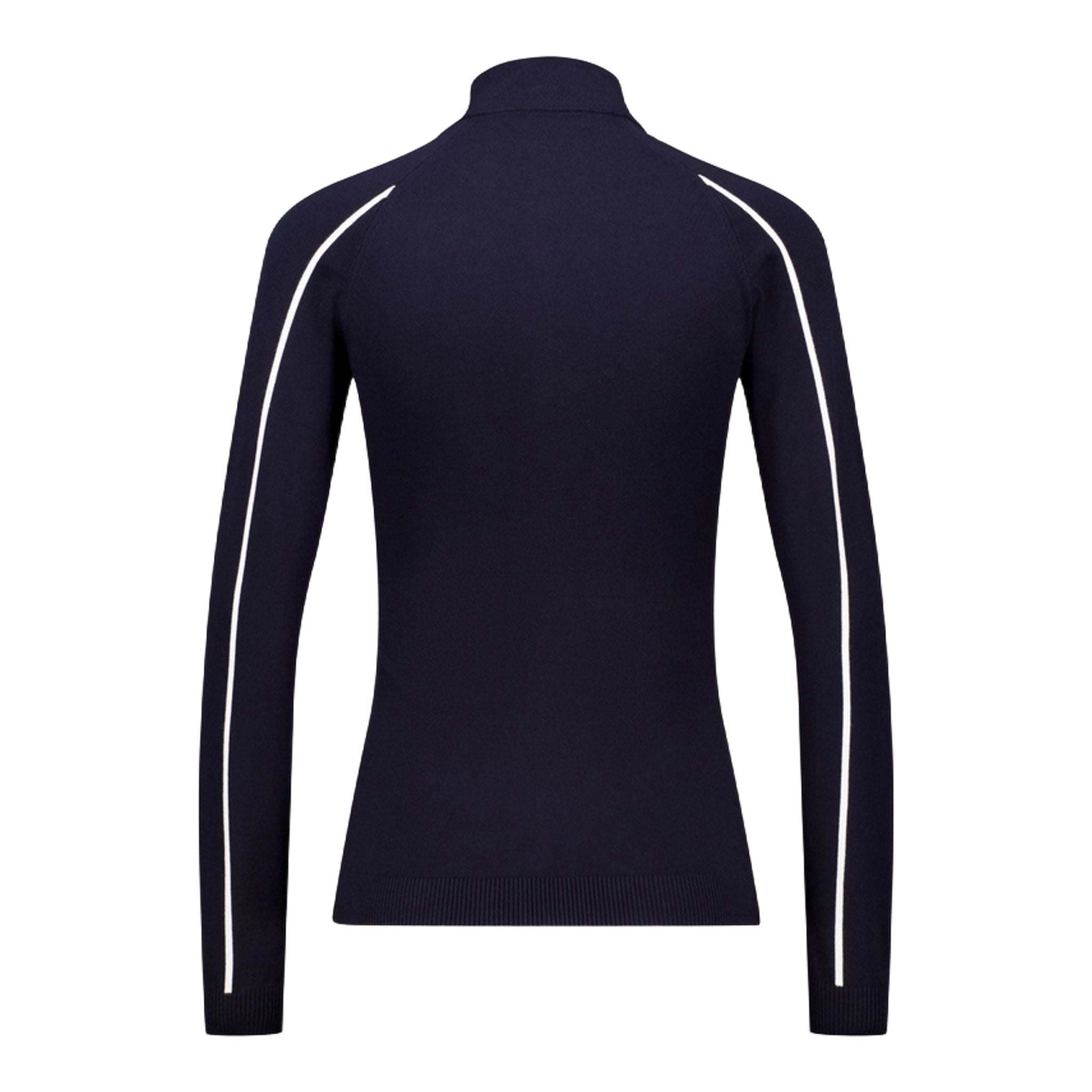 Maglione con zip in maglia Aubree di J. Lindeberg da donna