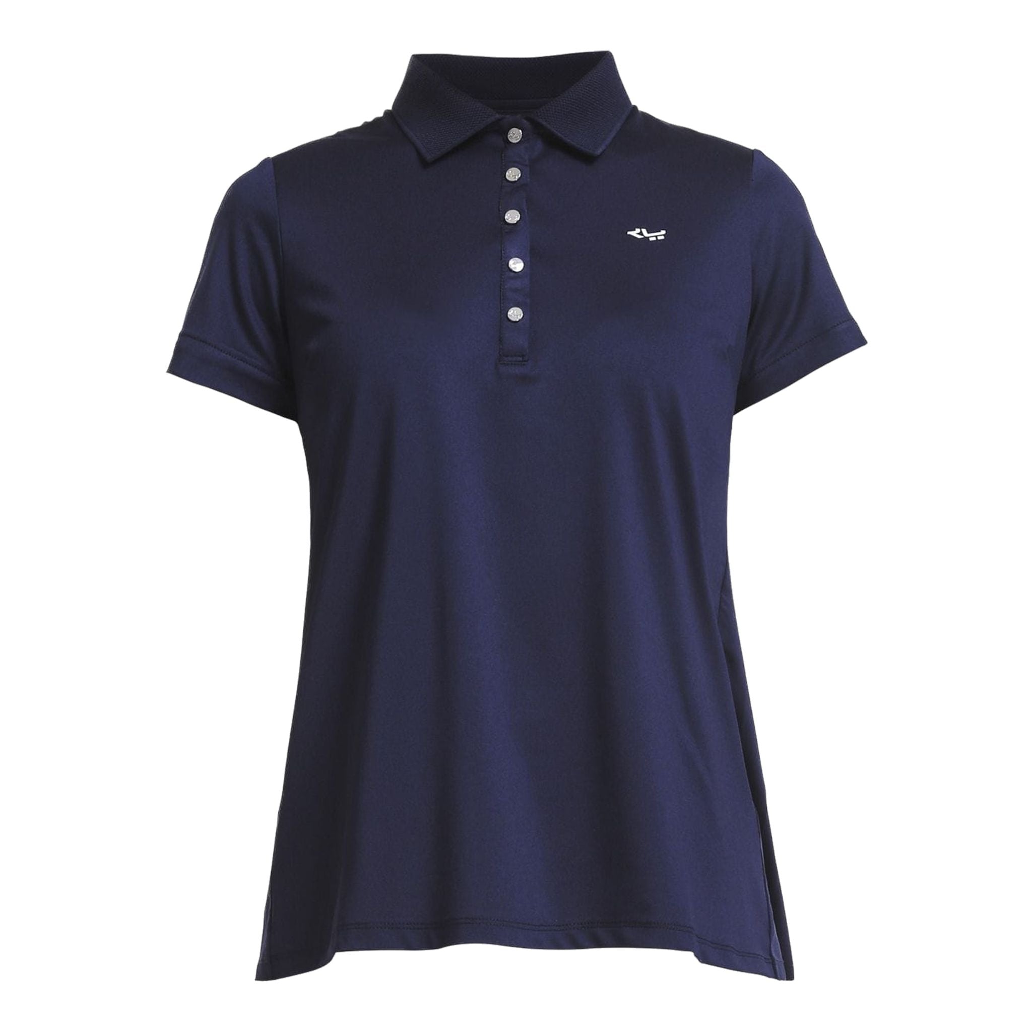 Röhnisch Polo plissettato Indigo Night Donna