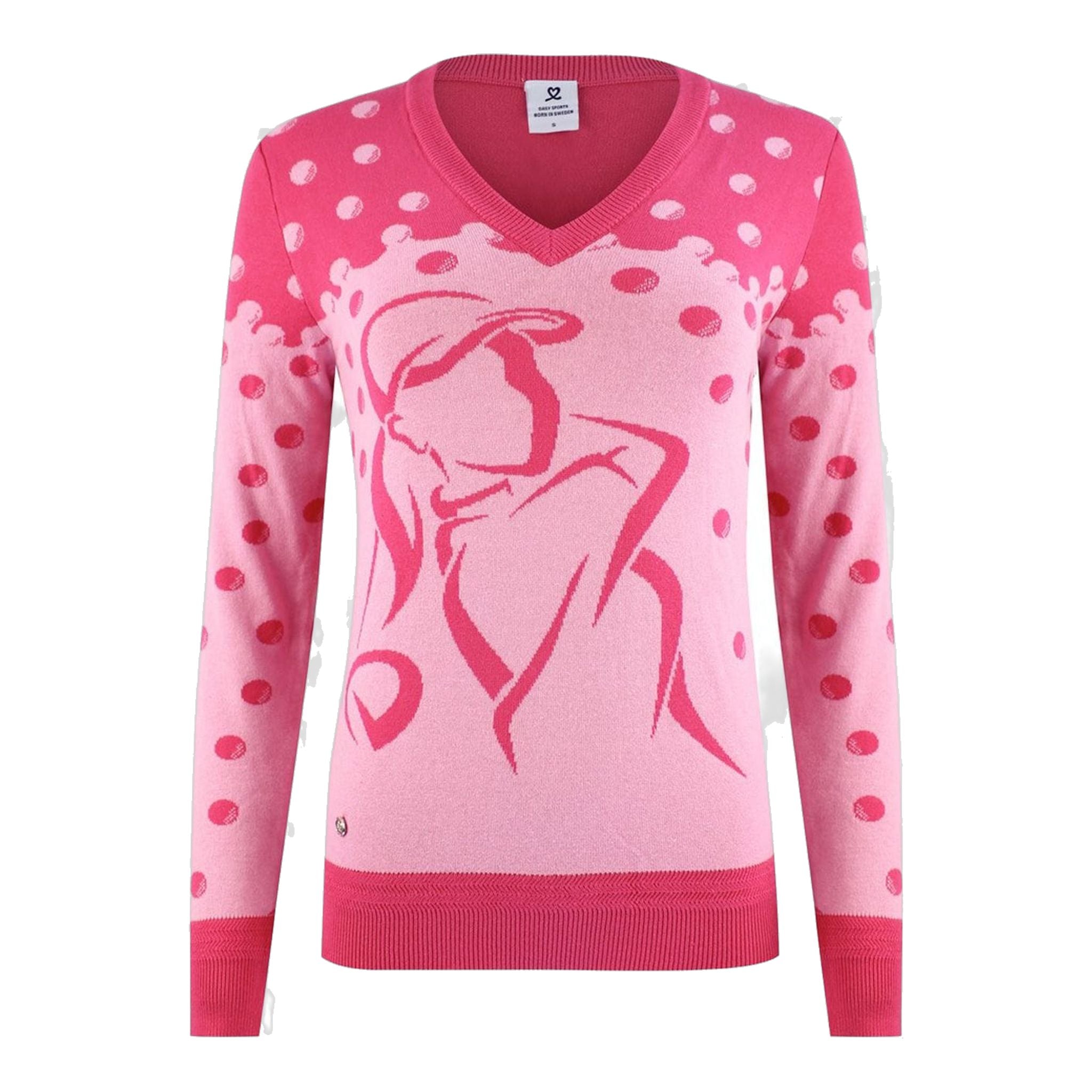 Maglione sportivo con scollo a V da donna Aim Fruit Punch