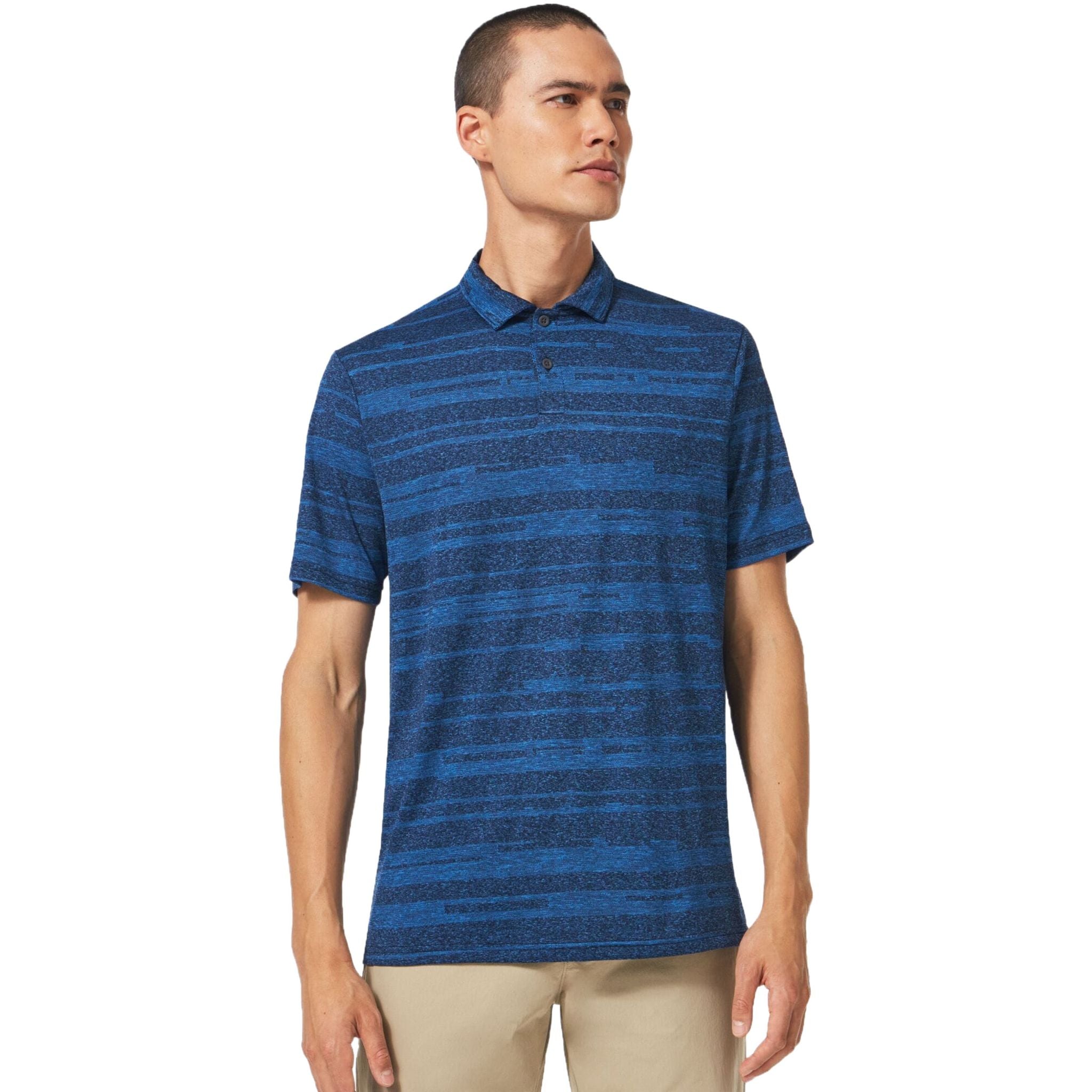 Oakley Polo Aero Pro Stripe Uomo