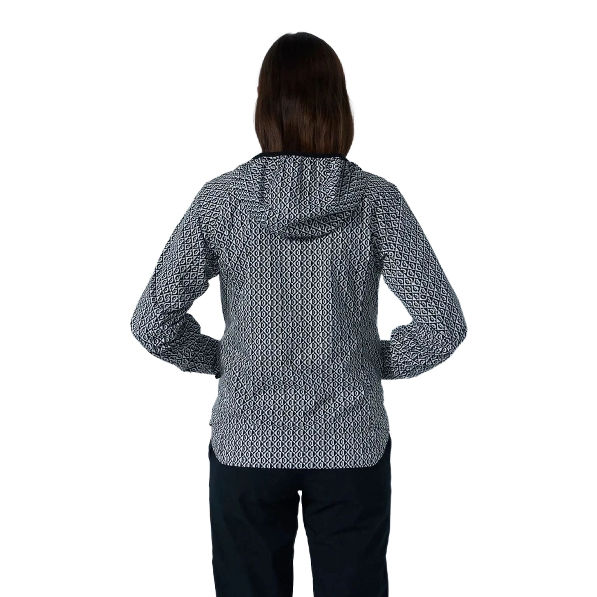 Giacca antipioggia con stampa Flaine Daily Sports da donna