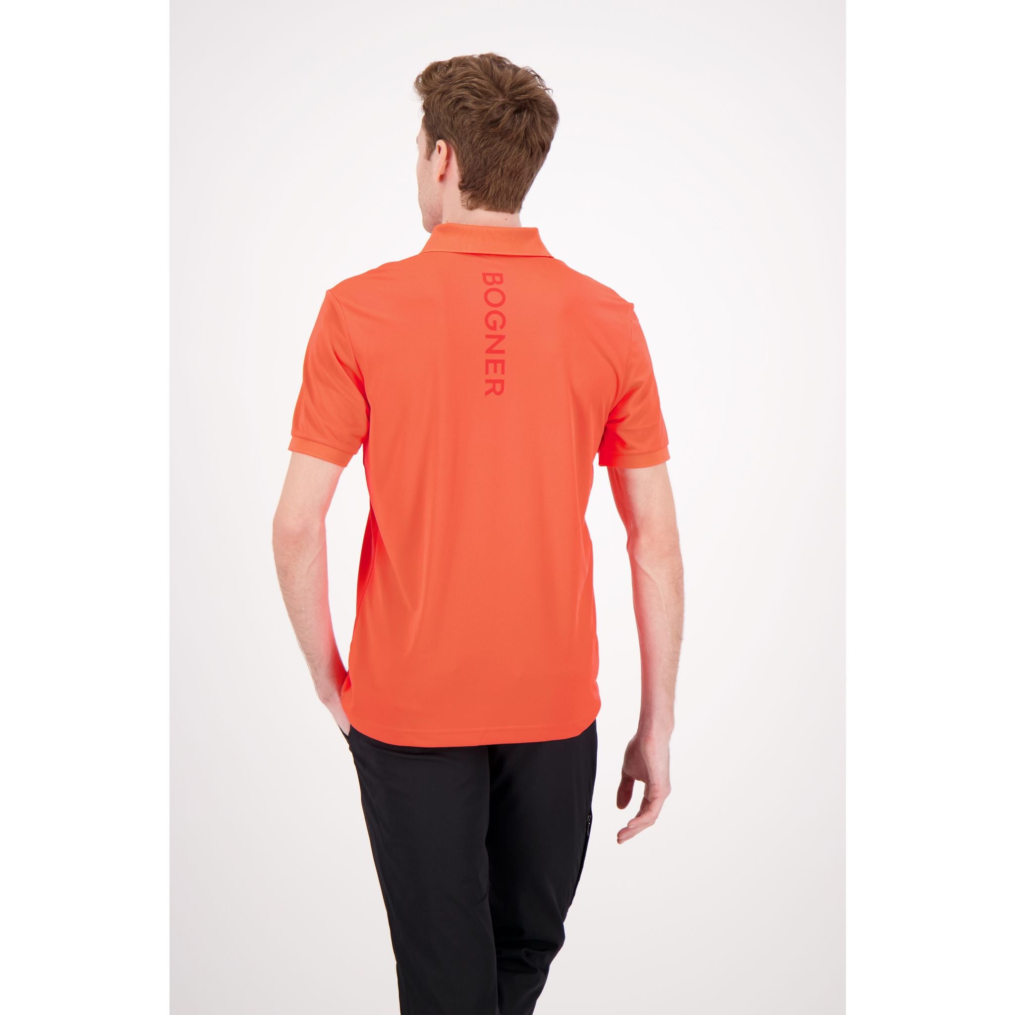 Bogner Polo Daniel Rosso Neon Uomo