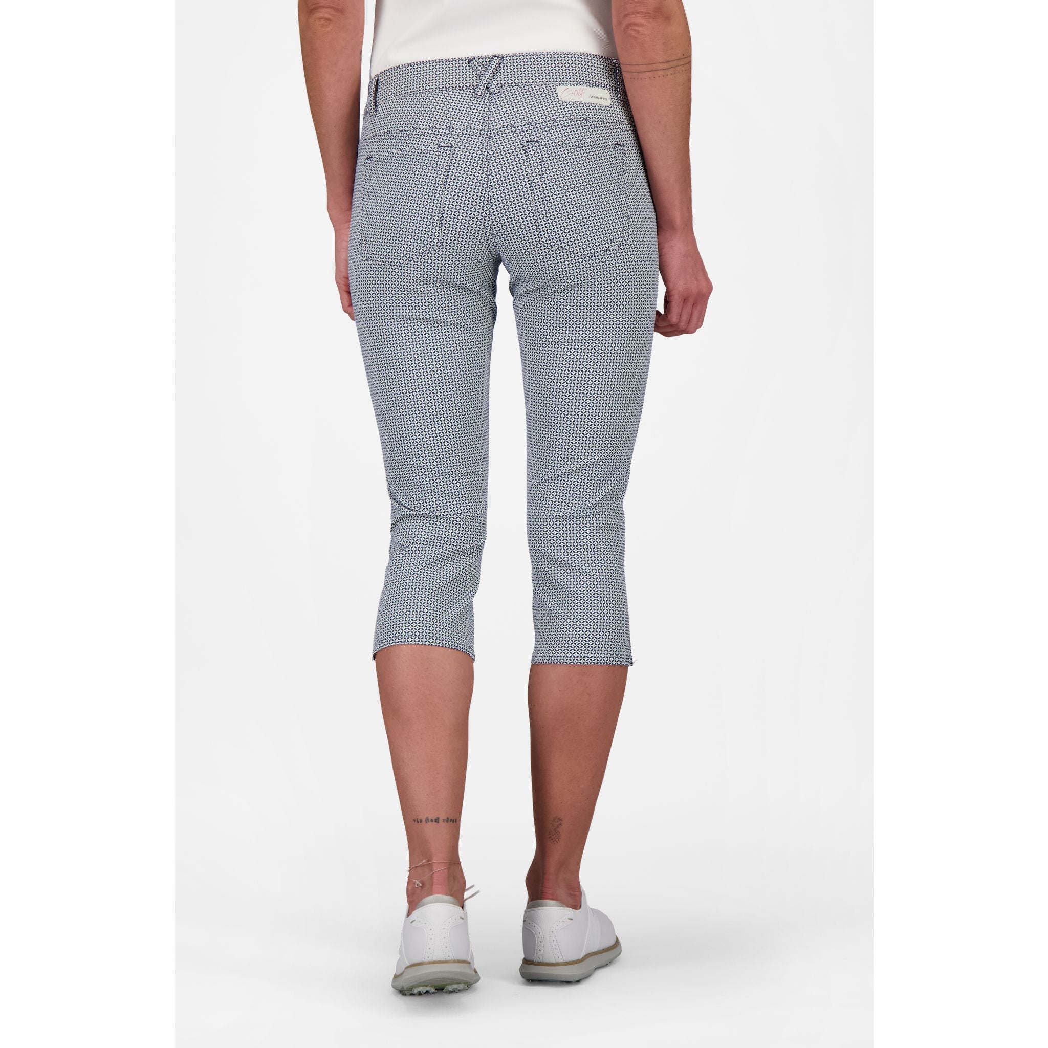 Alberto Monac WR Pantaloncini da golf con stampa da donna