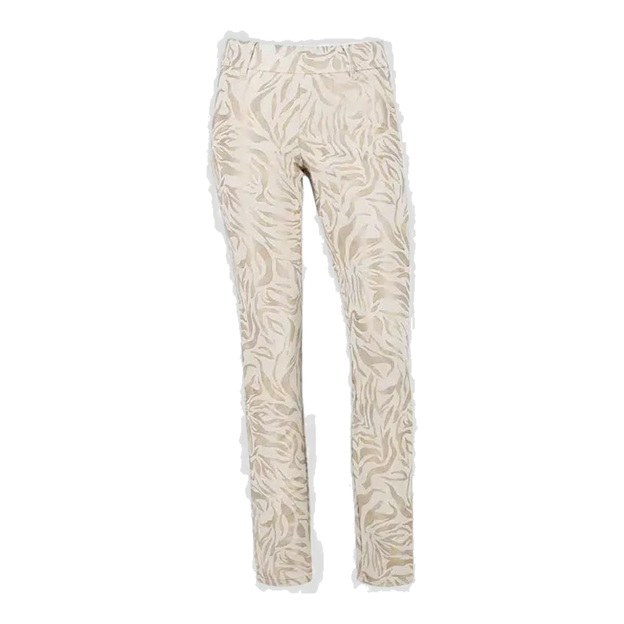 Pantaloni da golf da donna in jersey con stampa dorata Alberto Lucy