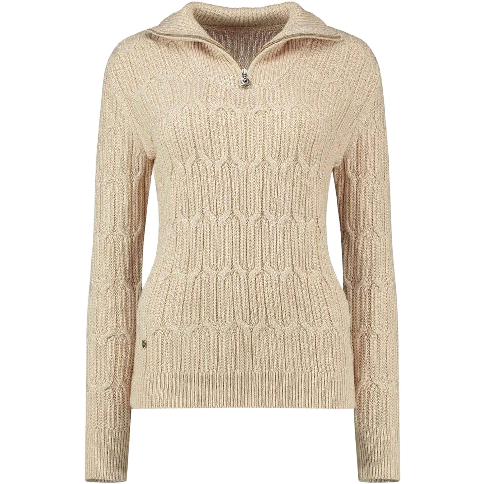 Pullover a vento foderato in oliva quotidiano sportivo da donna