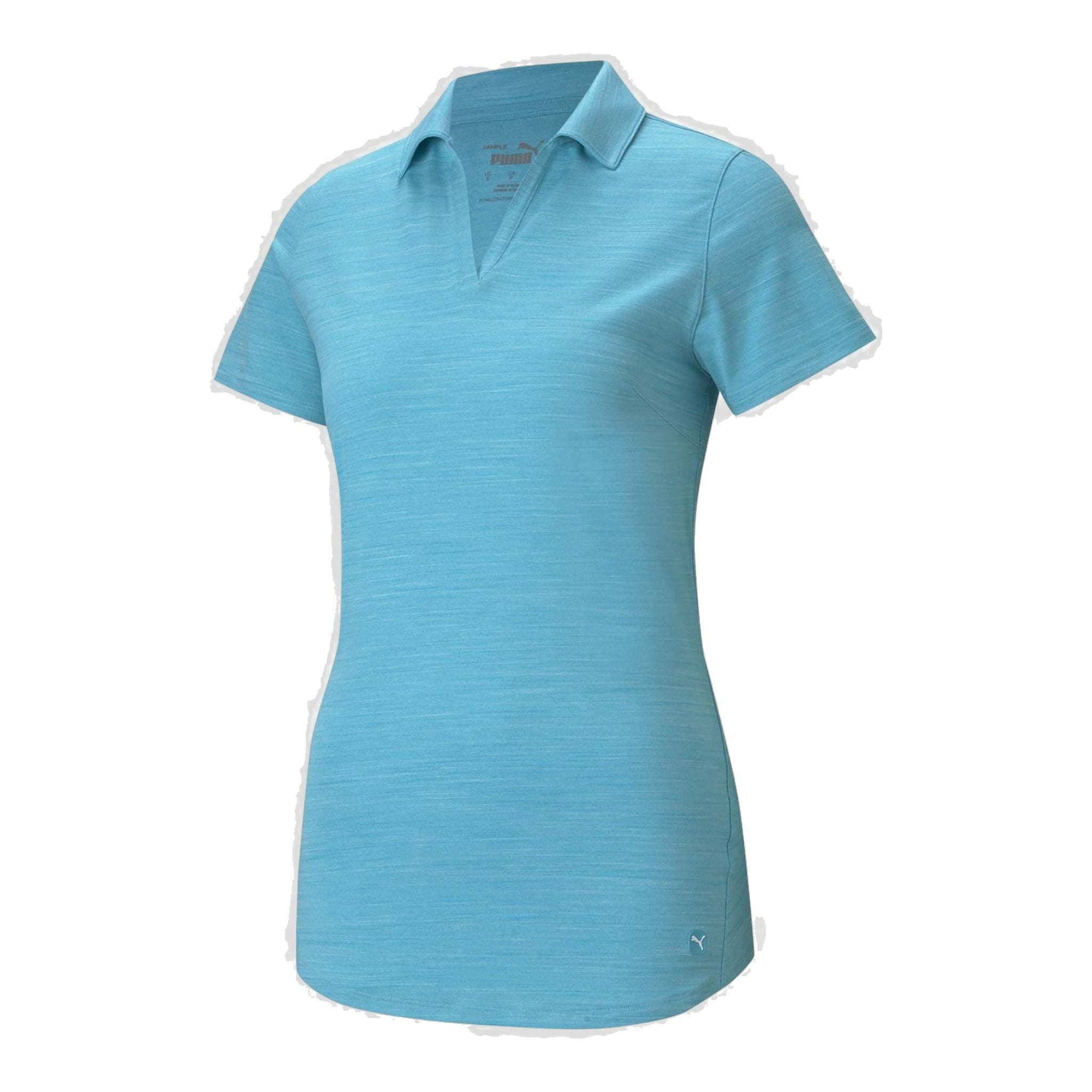 Puma W Cloudspun Free SS Polo Scuba Blu Donna