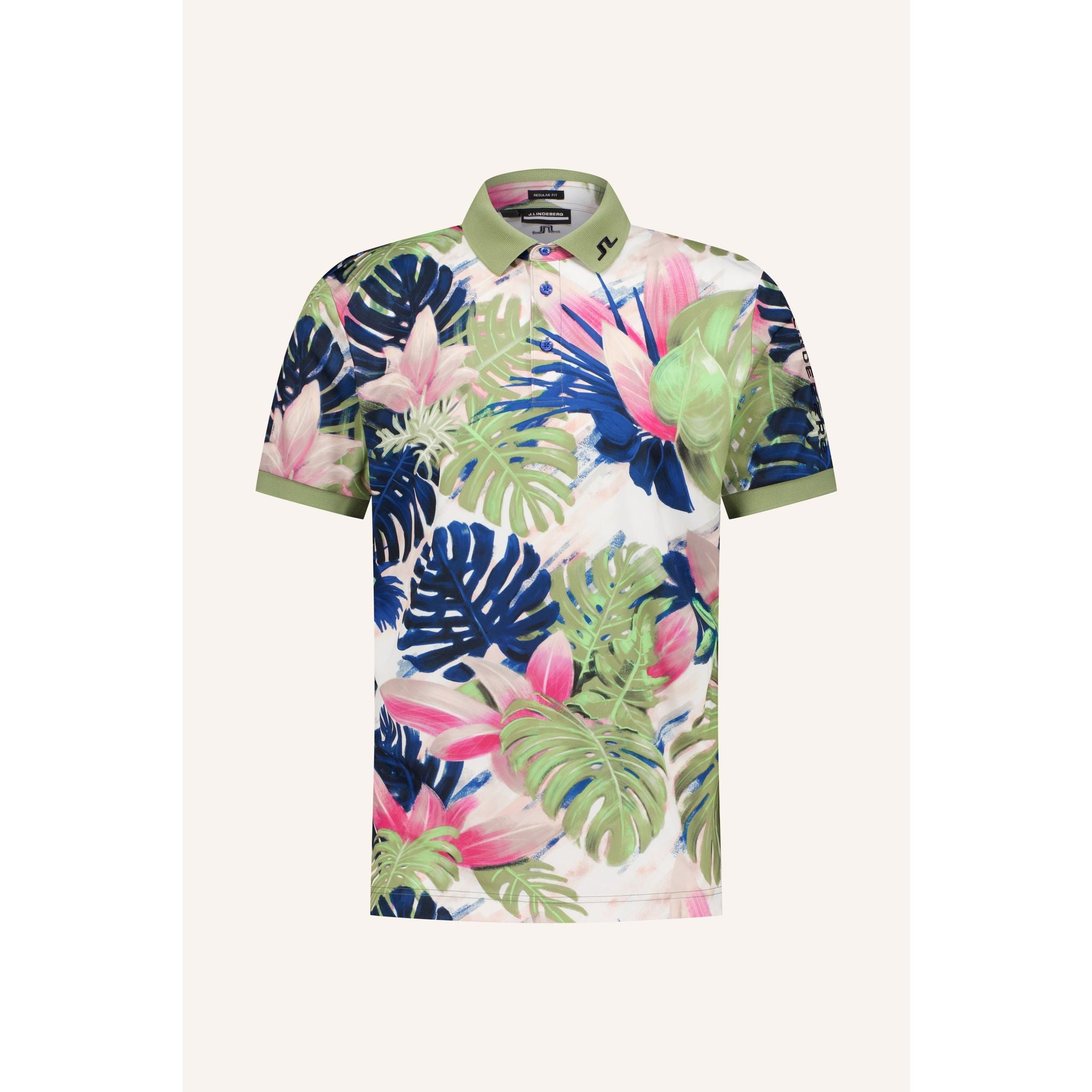 Polo da uomo con stampa J. Lindeberg Tour Tech Reg Fit