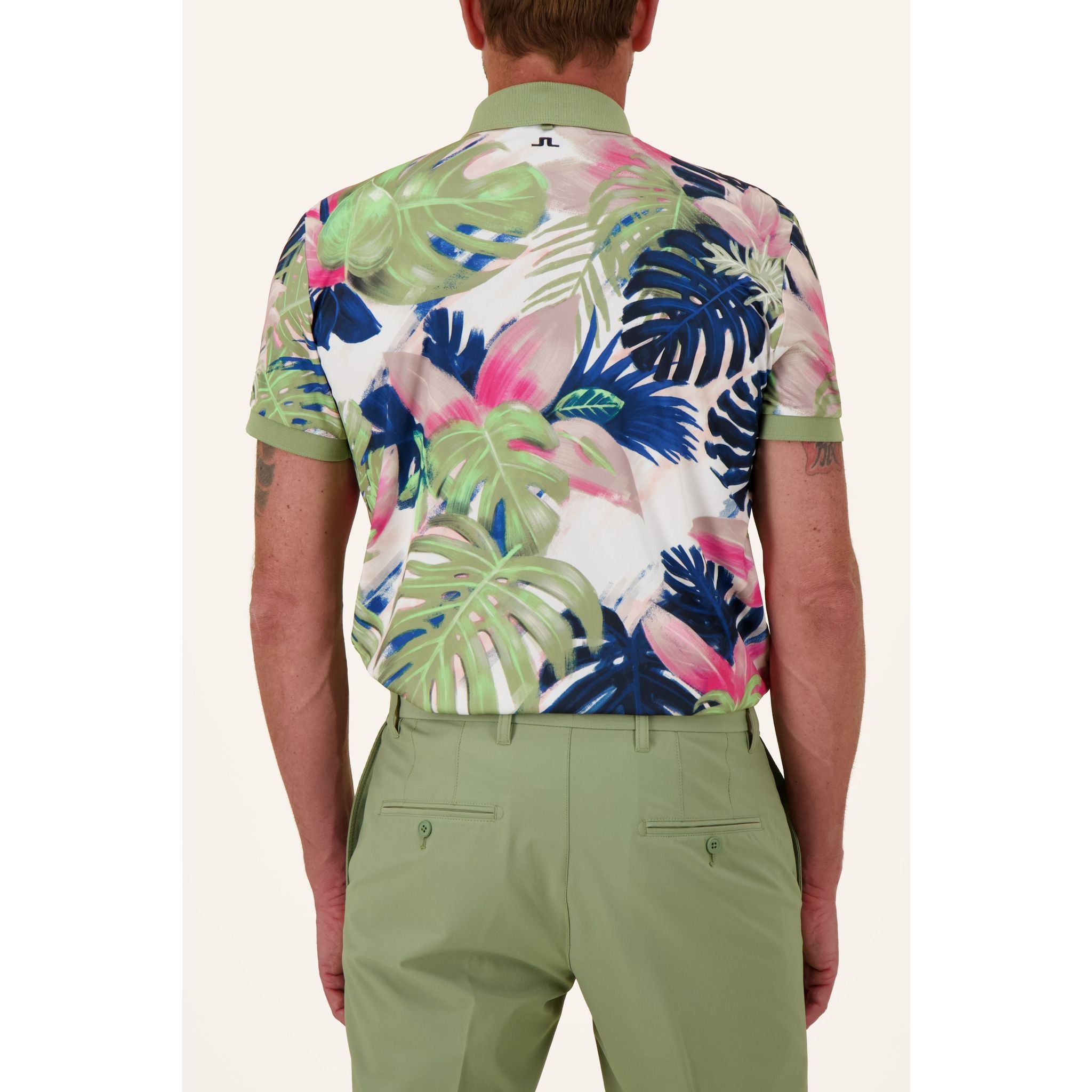 Polo da uomo con stampa J. Lindeberg Tour Tech Reg Fit