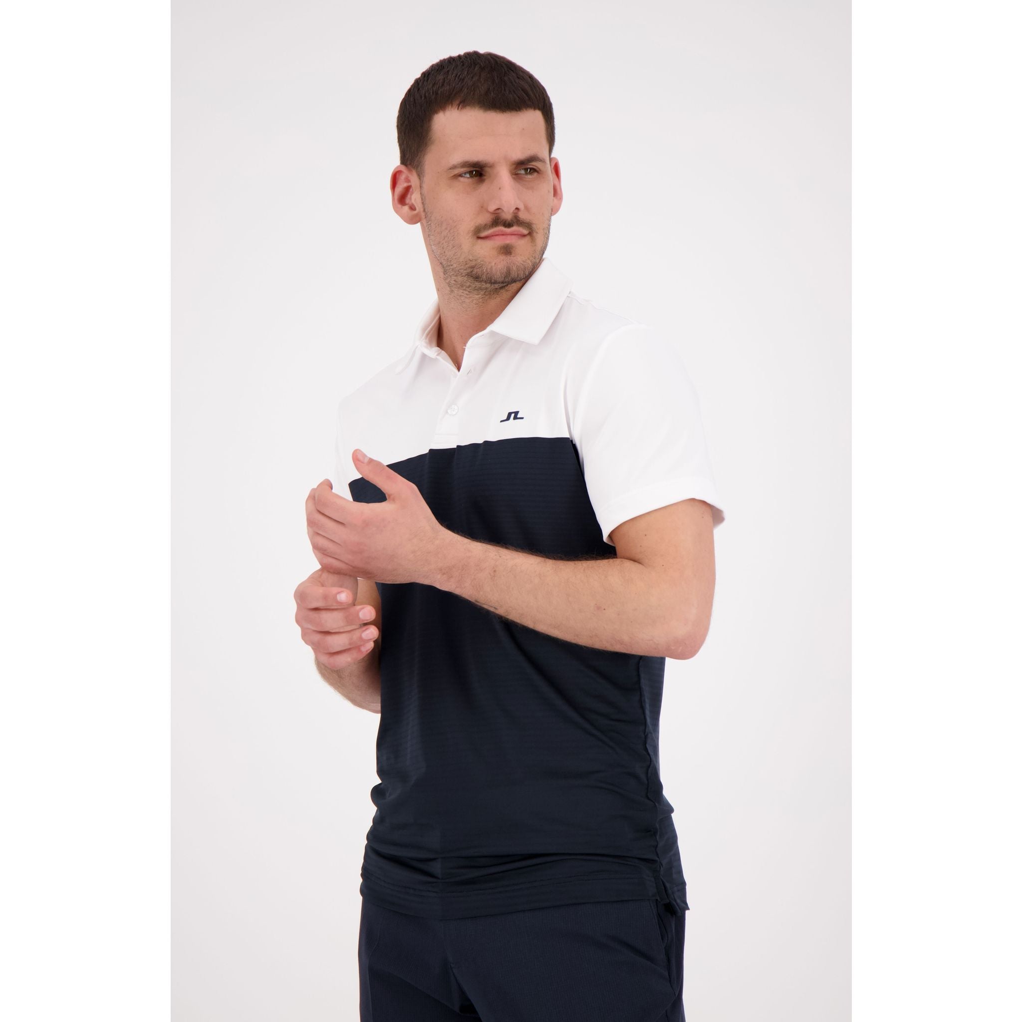 Polo J. Lindeberg M Owen SS slim fit JL Navy da uomo