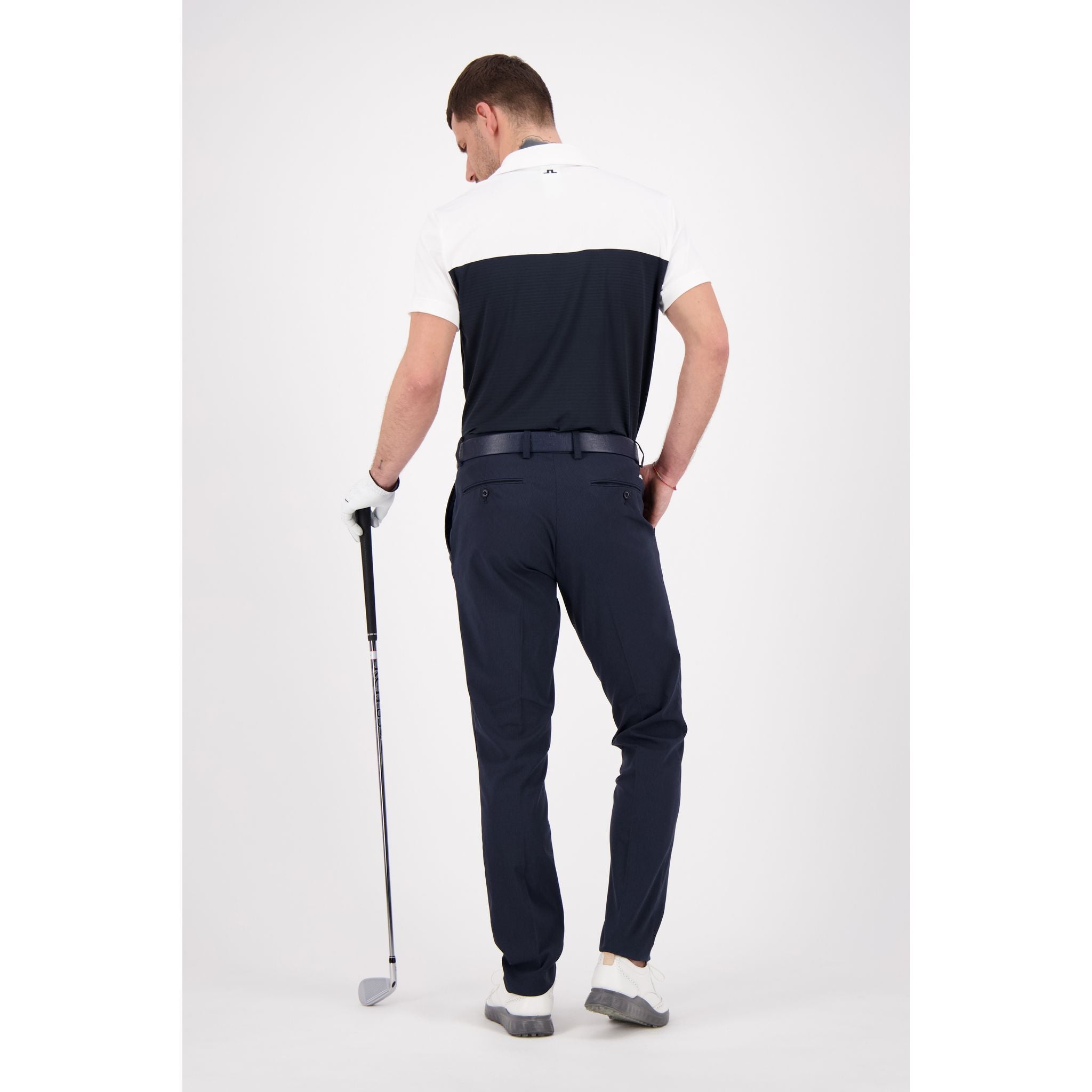 Polo J. Lindeberg M Owen SS slim fit JL Navy da uomo