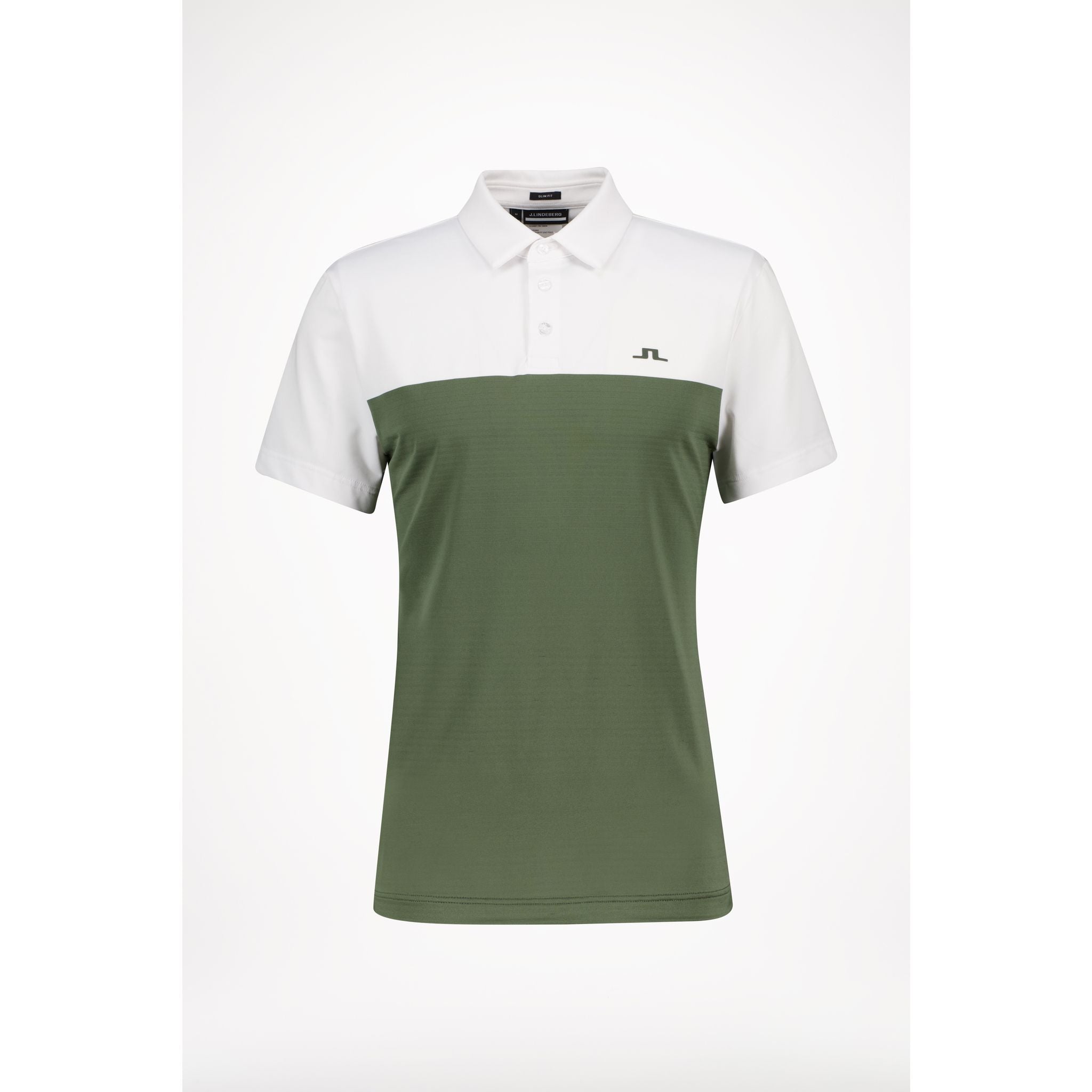 J. Lindeberg M Owen Slim Fit SS Polo Thyme Green Uomo