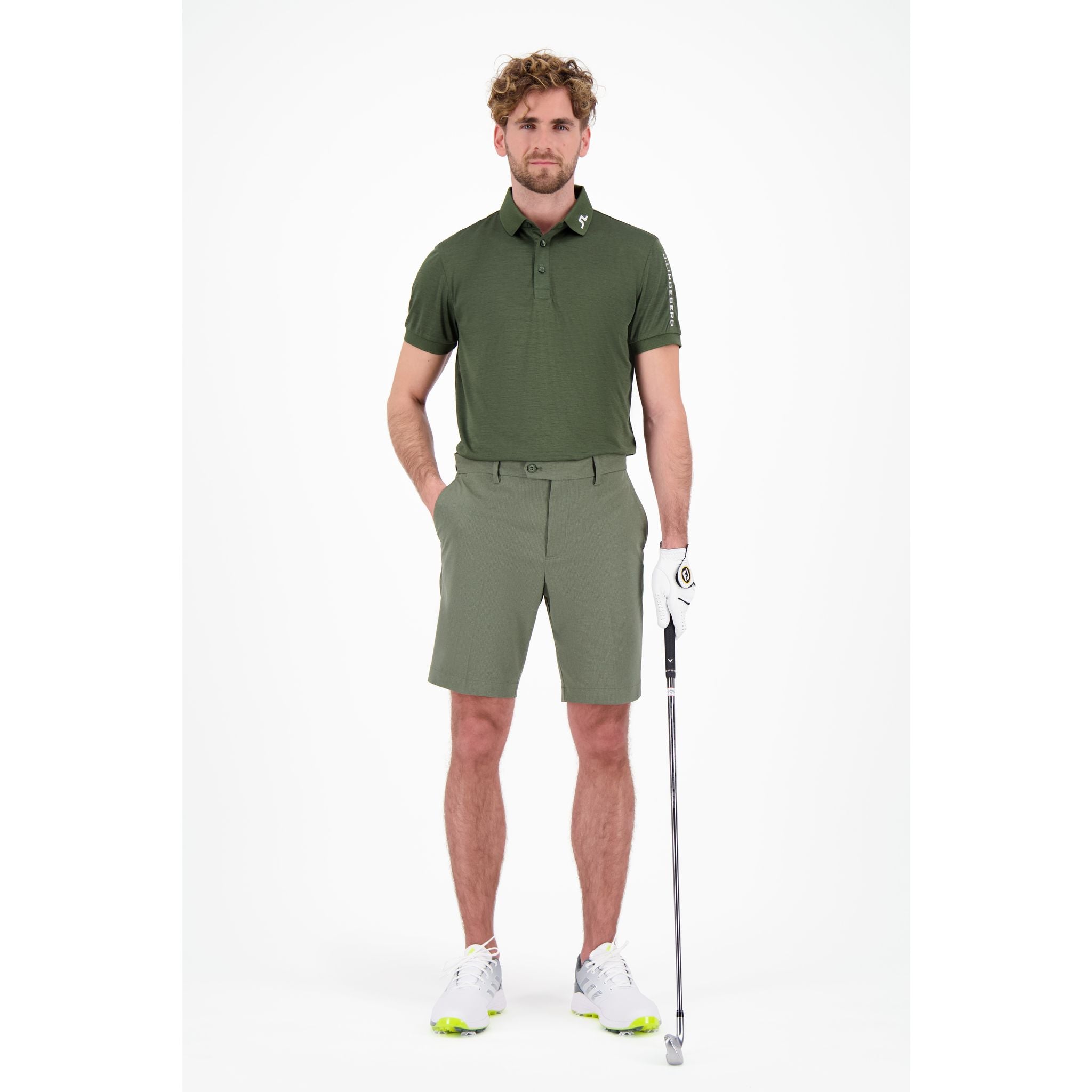 J. Lindeberg M Vent Tight Shorts Nero Uomo