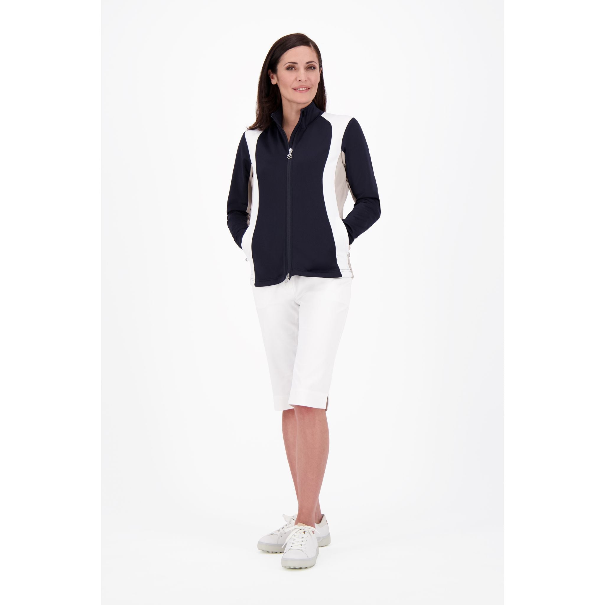 Giacca sportiva quotidiana Zenia blu navy donna