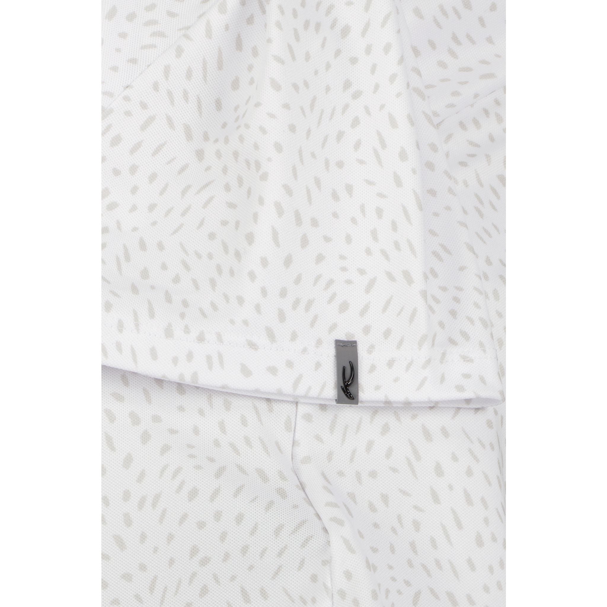 Kjus W Enya Polo stampata SS Bianco/Lega Donna