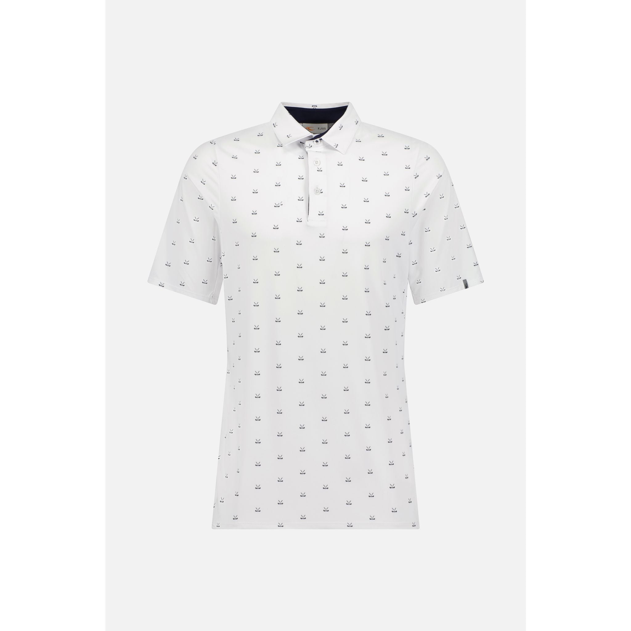 Polo Kjus M Golfer SS Bianco/Scuro/Crepuscolo da uomo