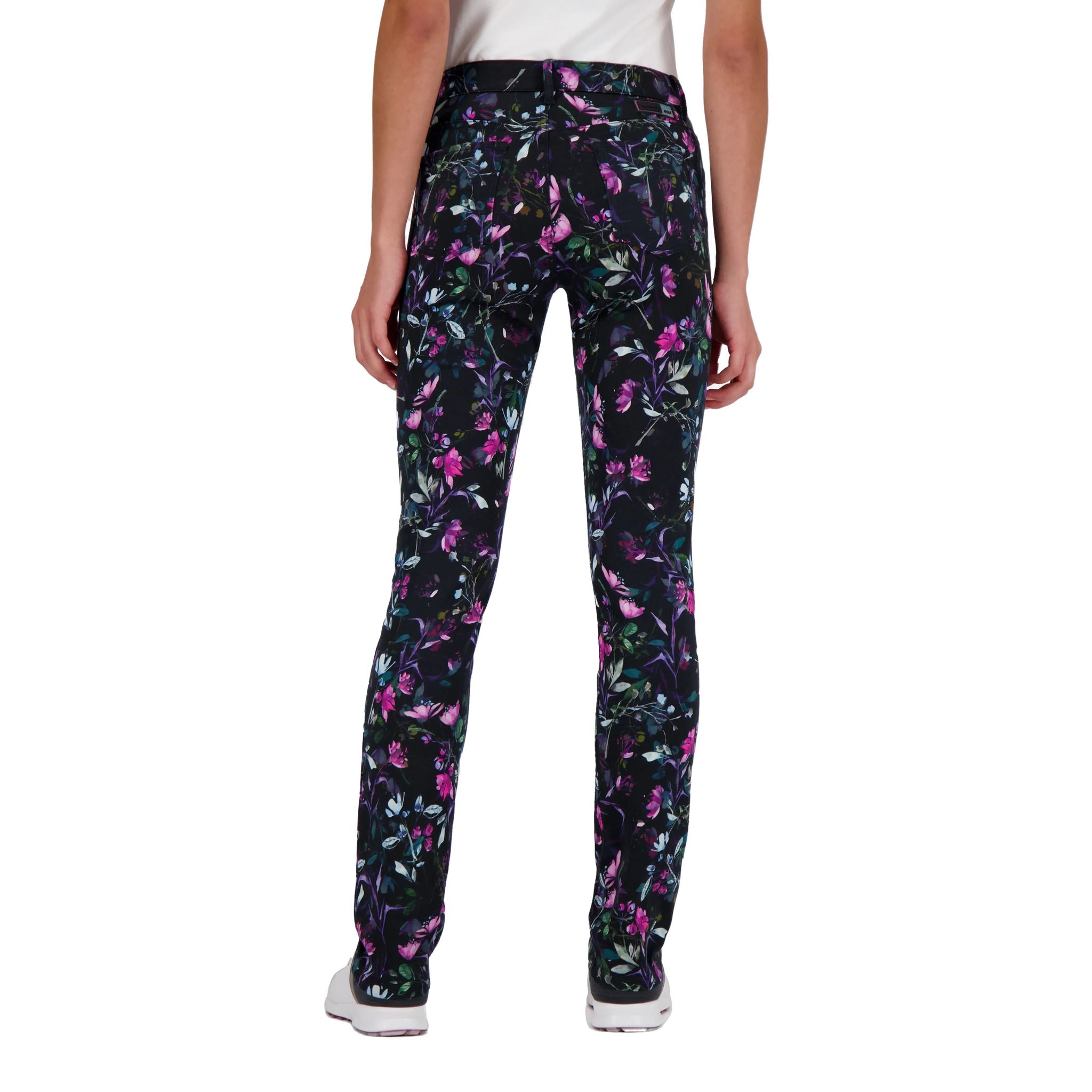 Pantaloni Alberto Julia WR stampa fiori donna