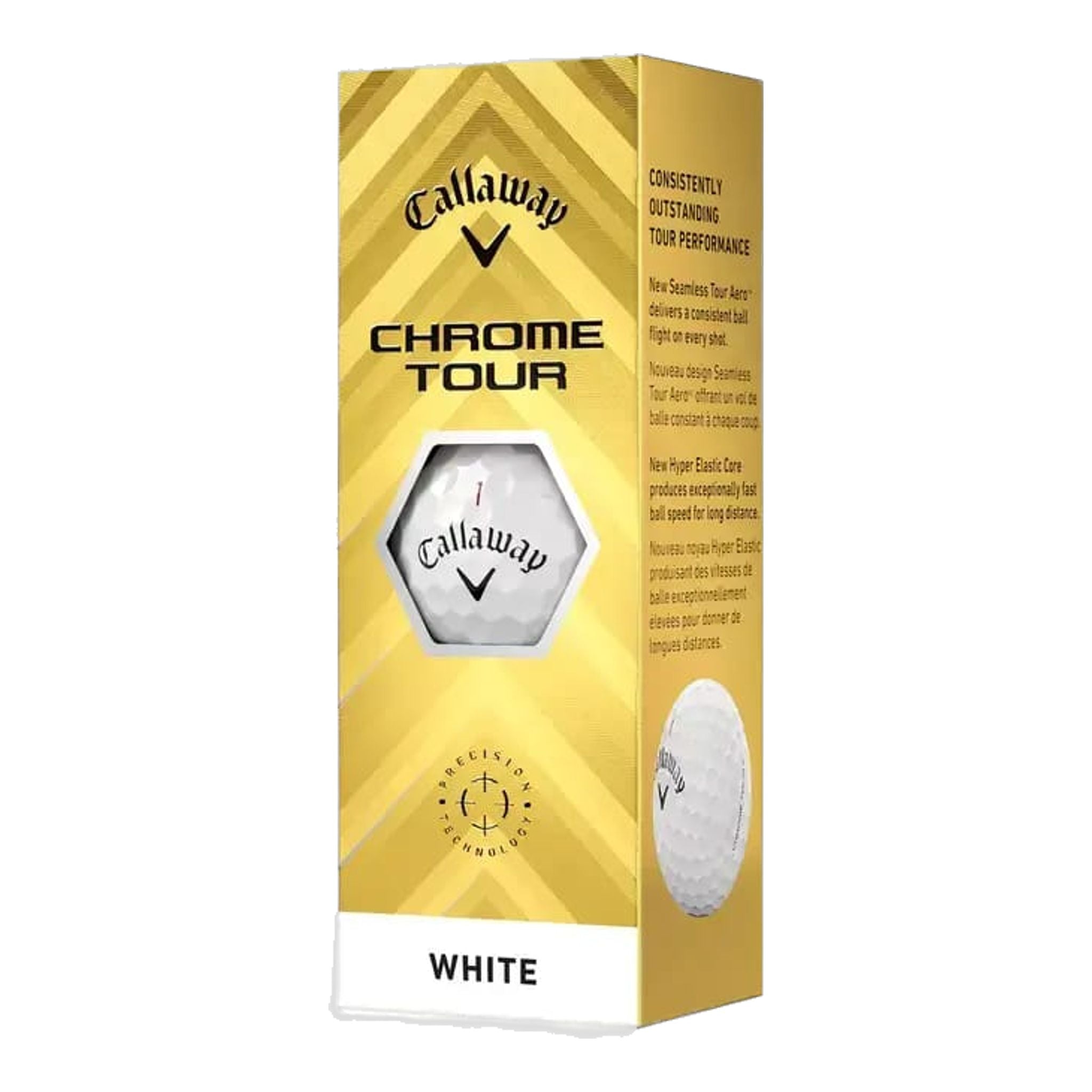 Palline da golf Callaway Chrome Tour (2024)