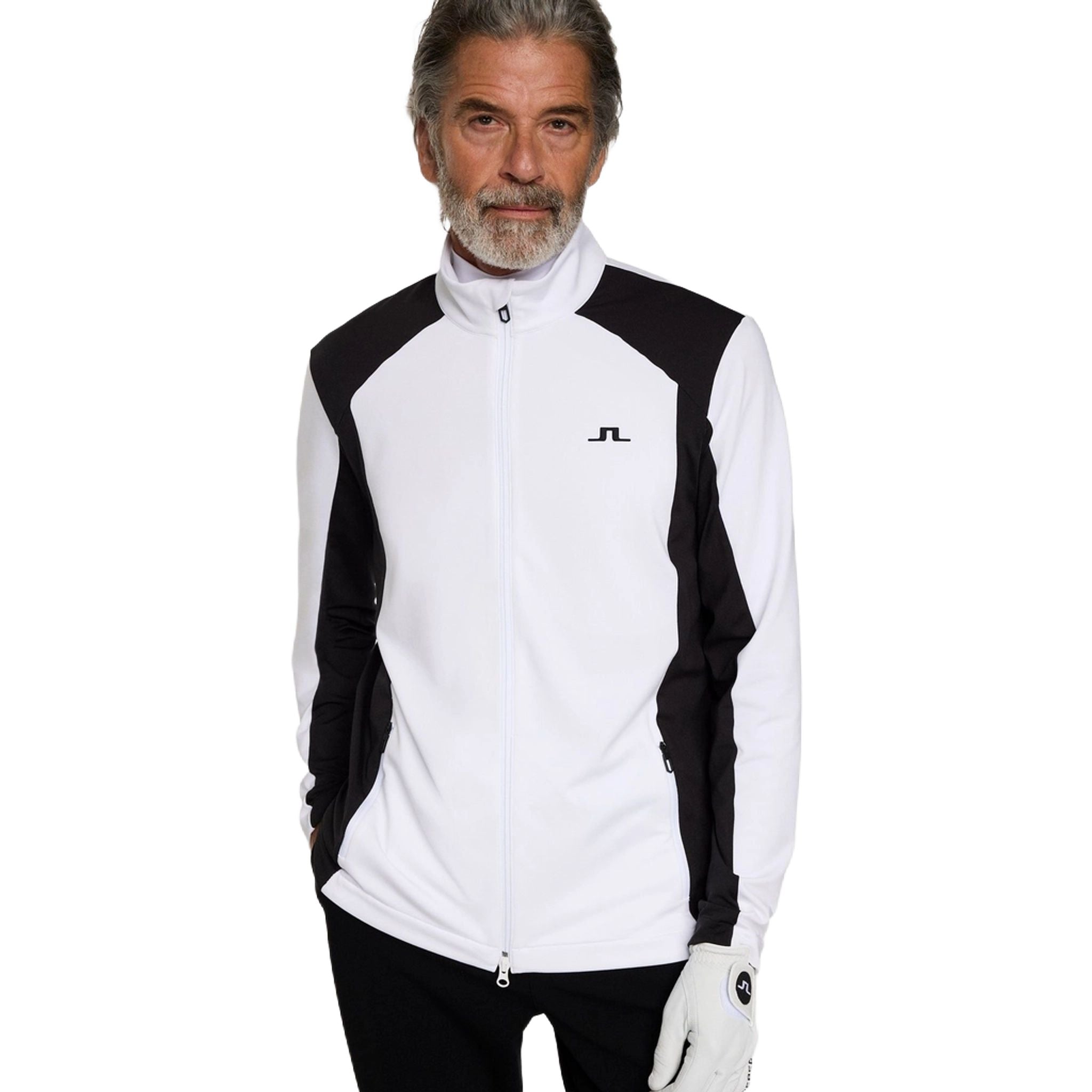 Strato intermedio con cerniera J. Lindeberg Banks da uomo