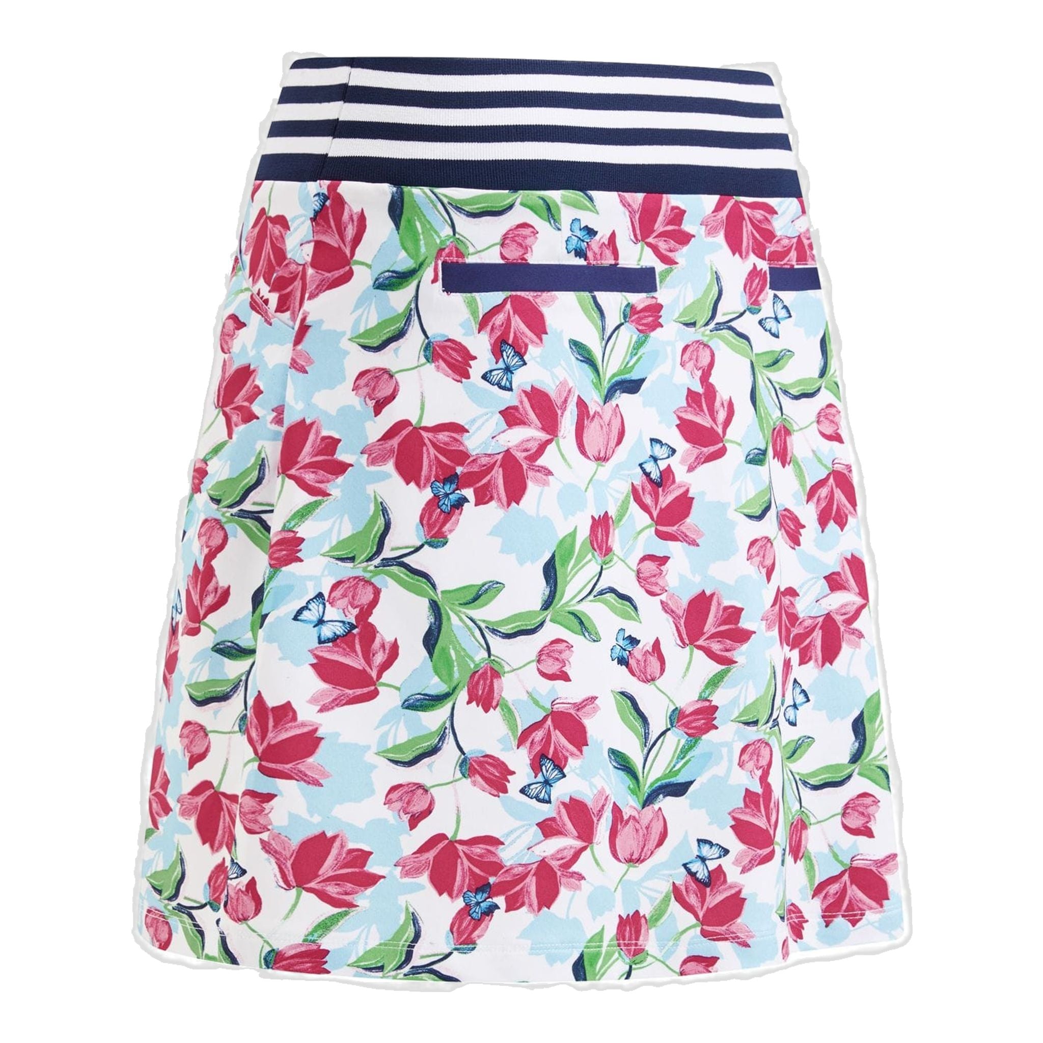 Callaway Skort Brushstroke Print W Brilliant White Donna