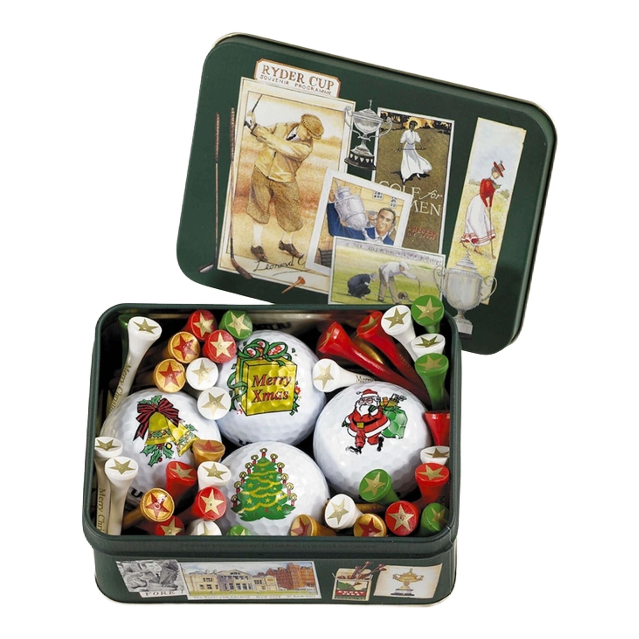 Sportiques Golfgeschenke Geschenkset Golfbälle & Tees