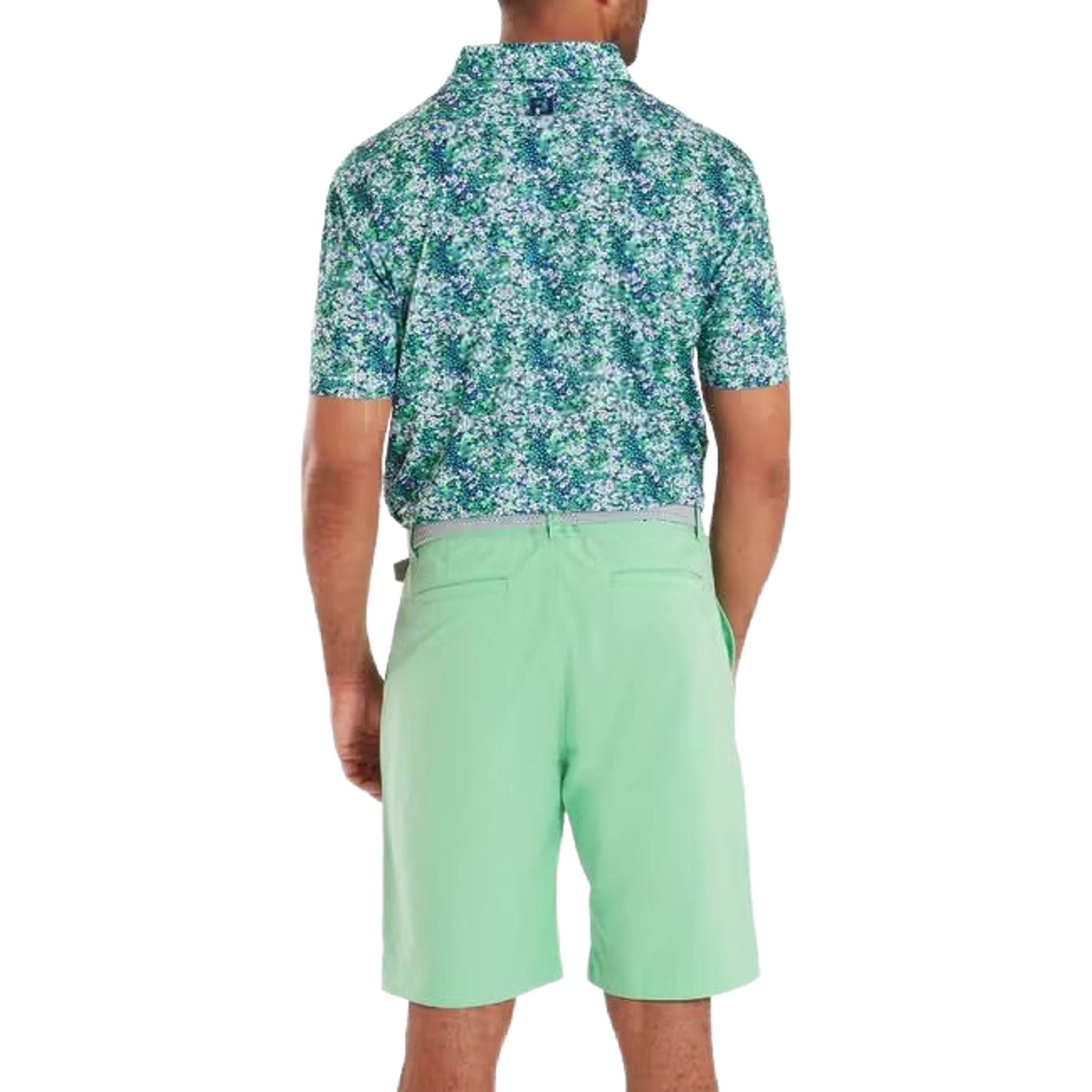 Polo da uomo Footjoy Garden Print Lisle