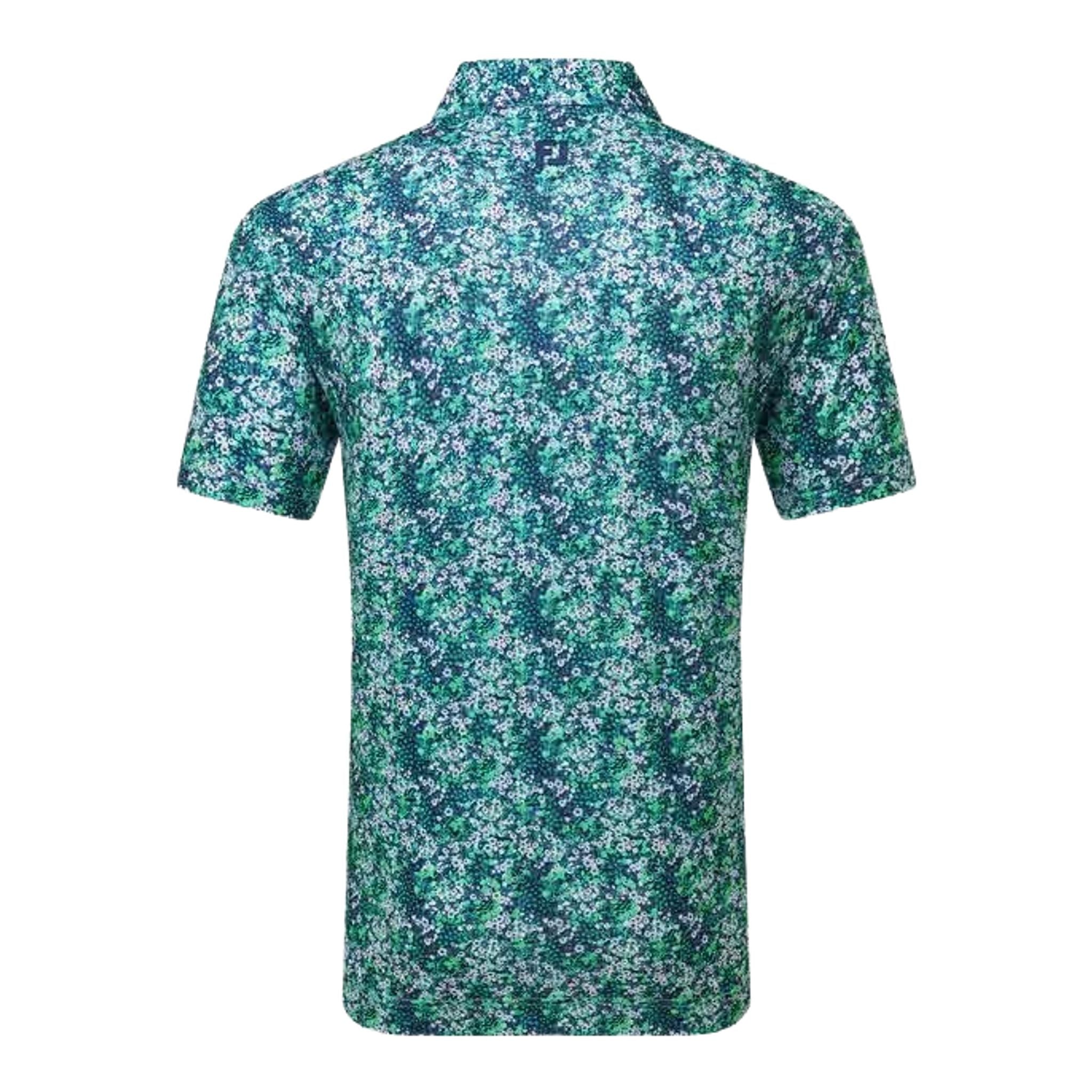 Polo da uomo Footjoy Garden Print Lisle