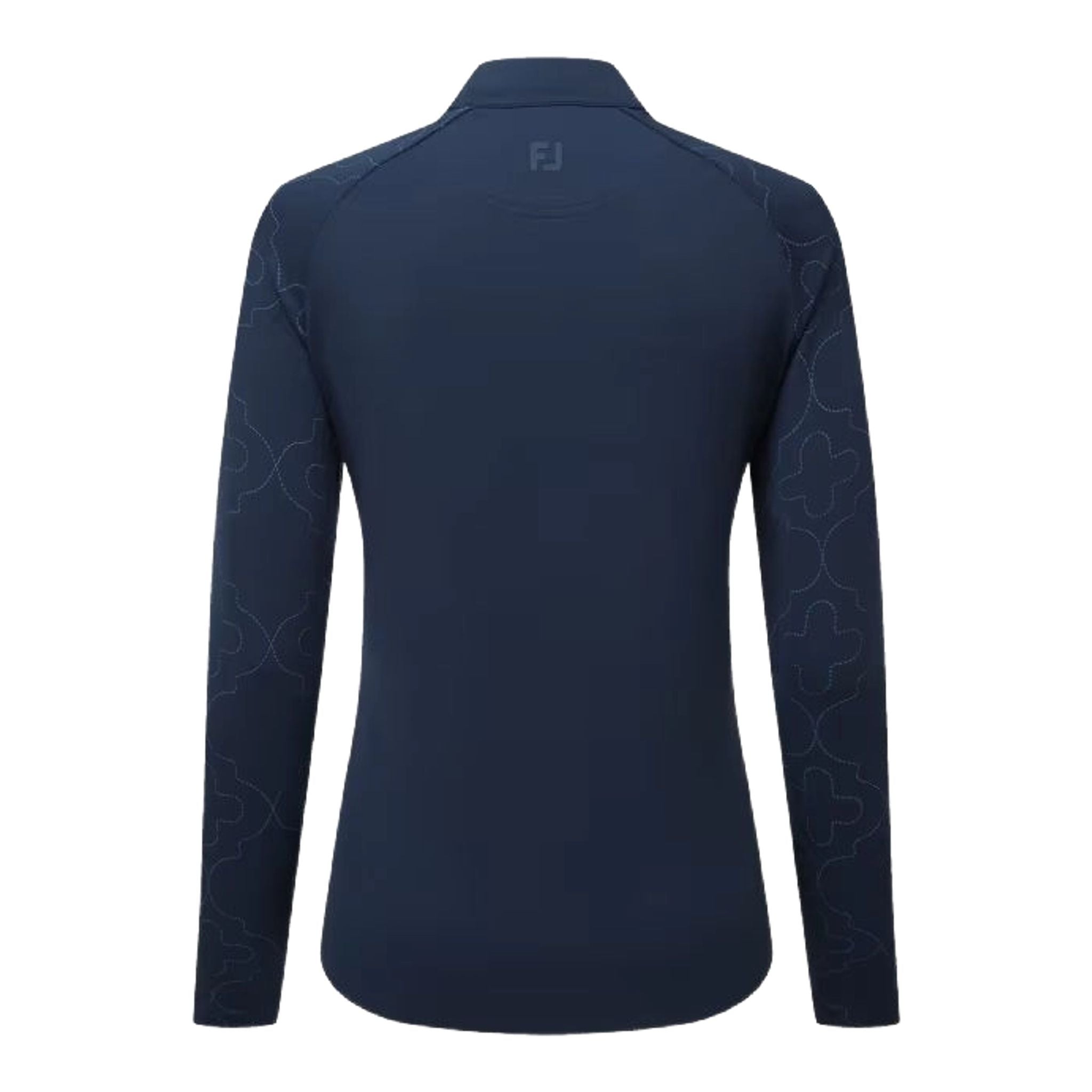 Footjoy Full Zip Printed Sleeve Midlayer da donna