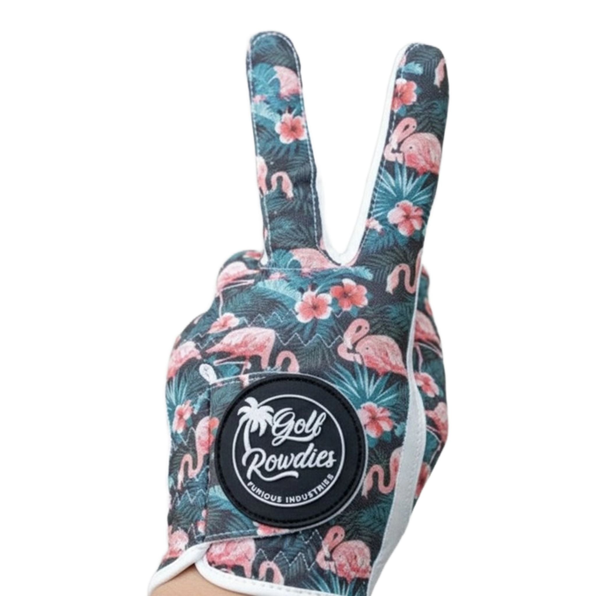 Guanto da uomo Golf Rowdies Flamingo