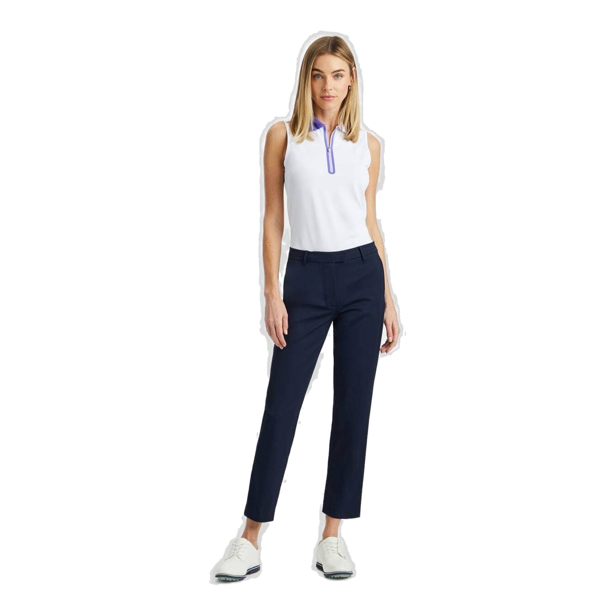 Polo senza maniche GFORE 1/4 Zip Tech Pique da donna