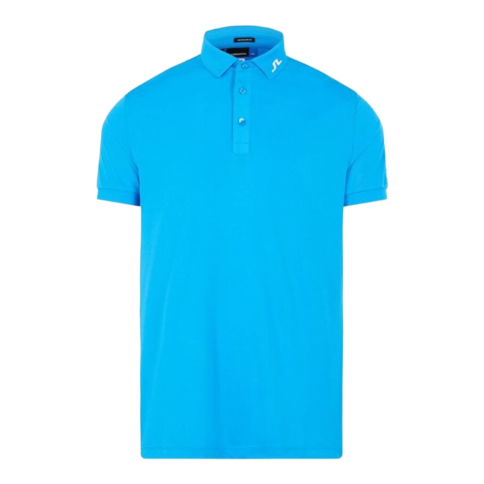J. Lindeberg M Tour Tech Reg-TX Jersey Polo Blu Uomo