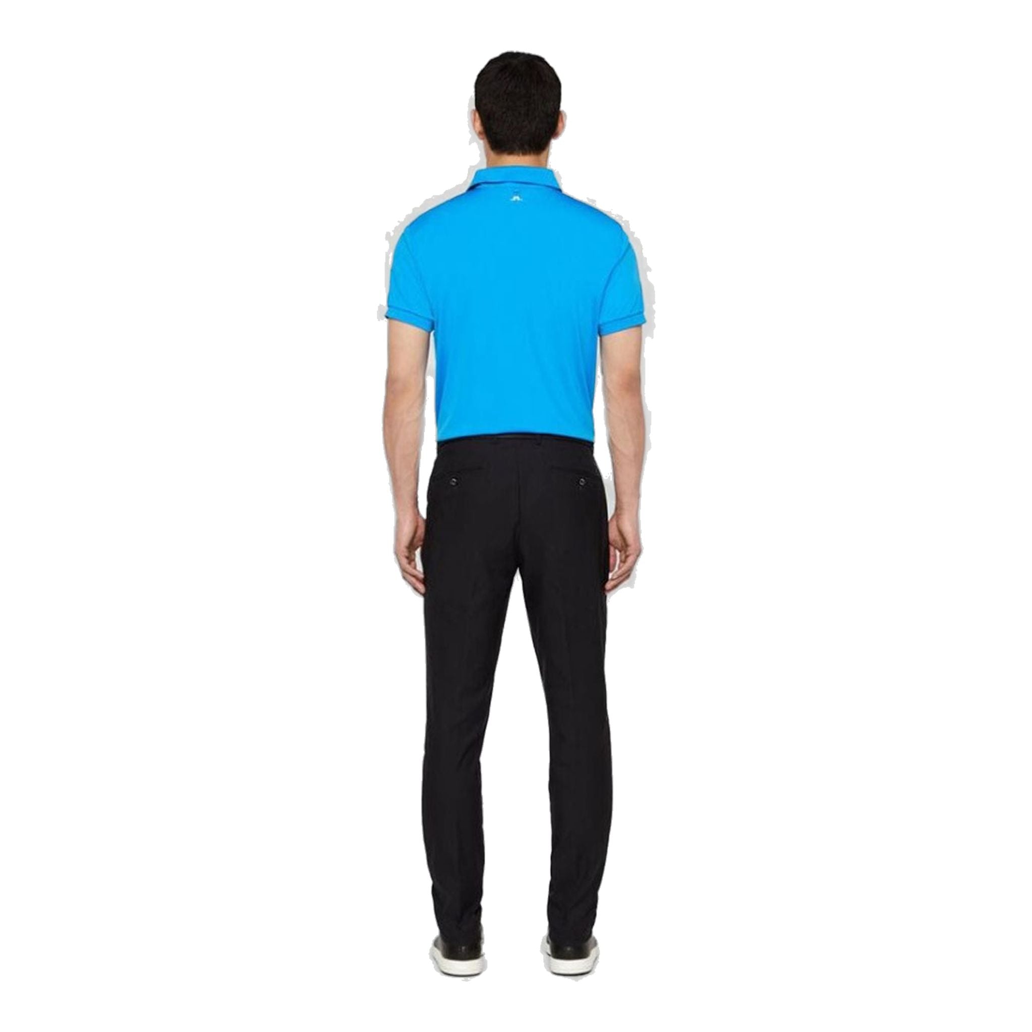 J. Lindeberg M Tour Tech Reg-TX Jersey Polo Blu Uomo