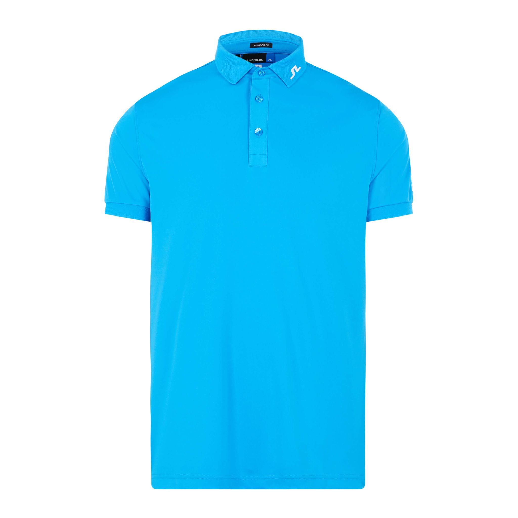 J. Lindeberg M Tour Tech Reg-TX Jersey Polo Blu Uomo