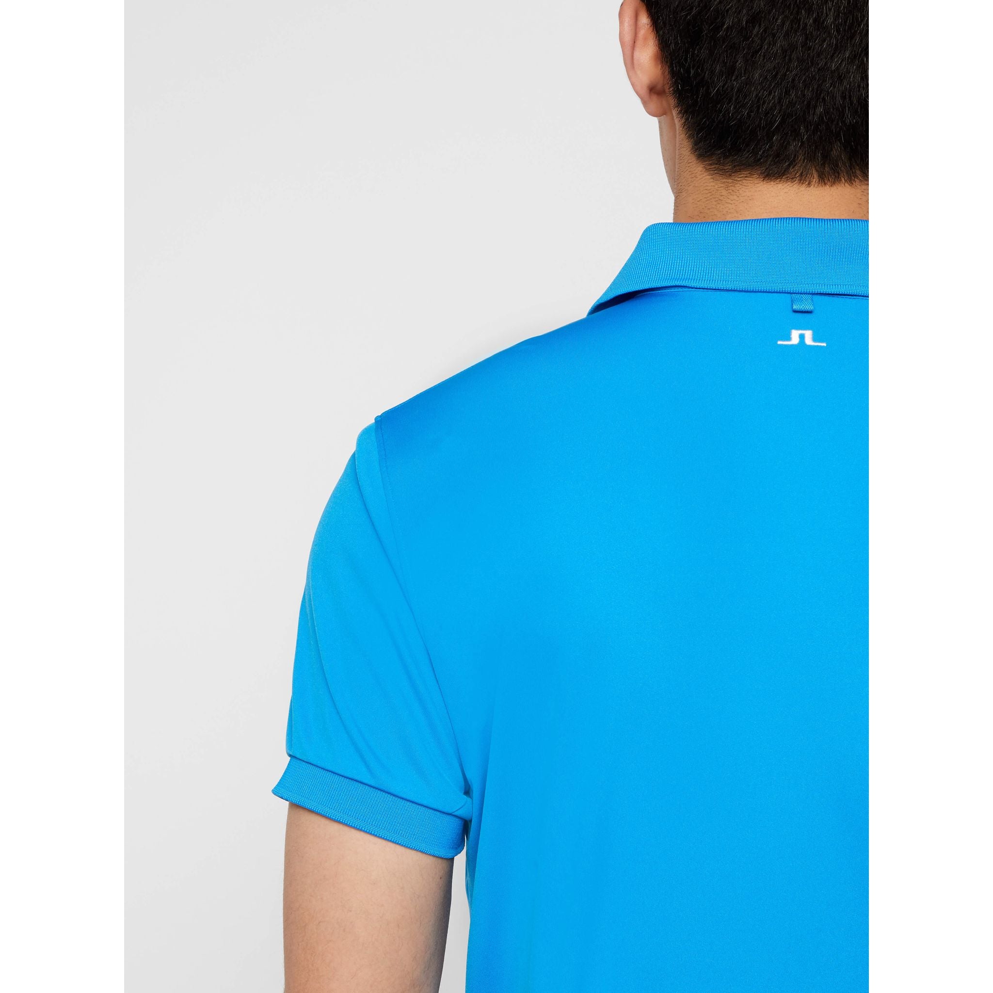 J. Lindeberg M Tour Tech Reg-TX Jersey Polo Blu Uomo