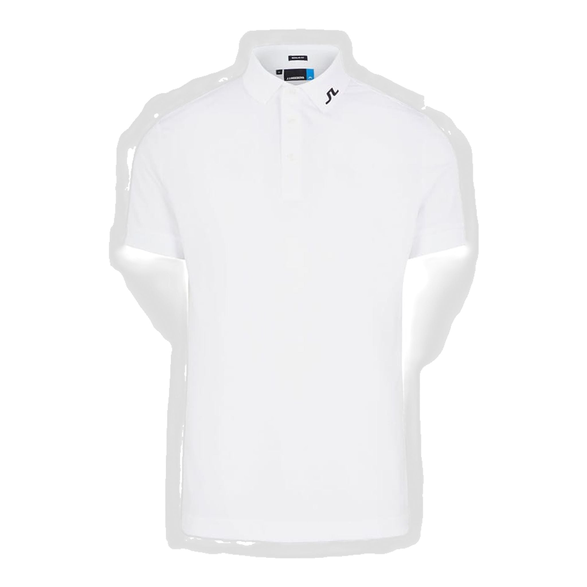 Polo da golf J. Lindeberg M KV Regular Fit bianca da uomo