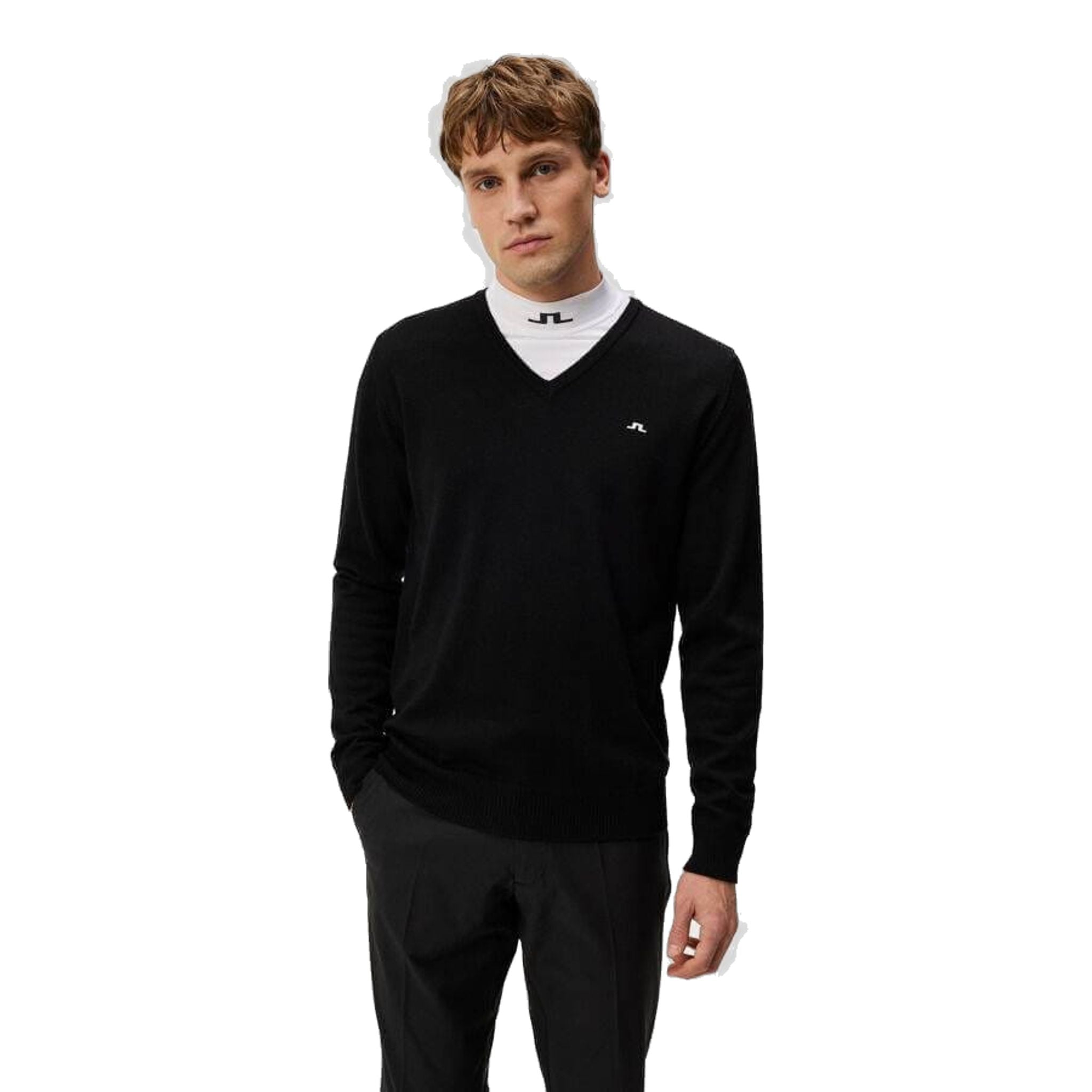 J. Lindeberg Lymann maglione lavorato a maglia da uomo