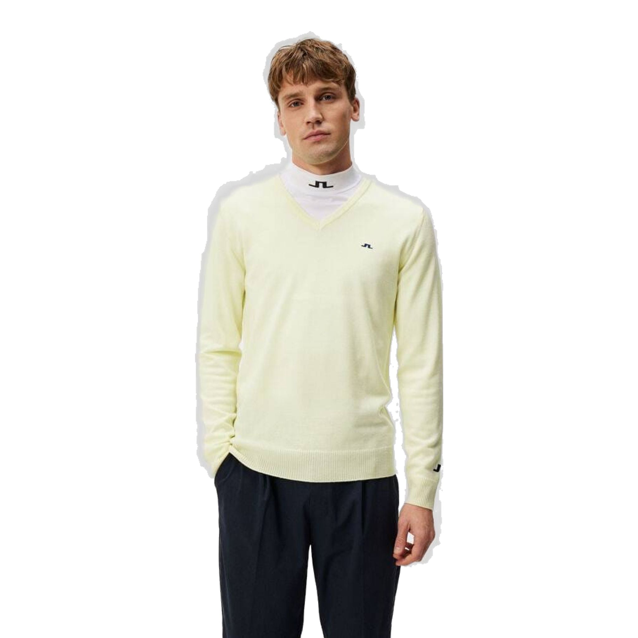 J. Lindeberg Lymann maglione lavorato a maglia da uomo