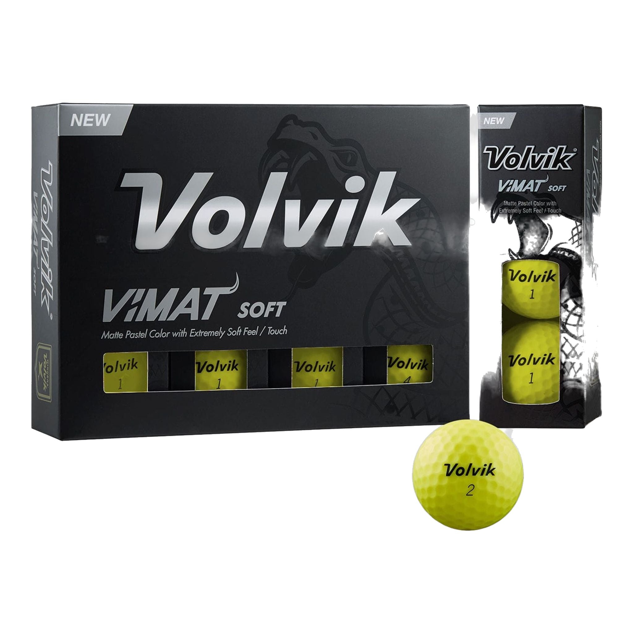 Volvik Vimat Soft 2022 12 Palline Giallo