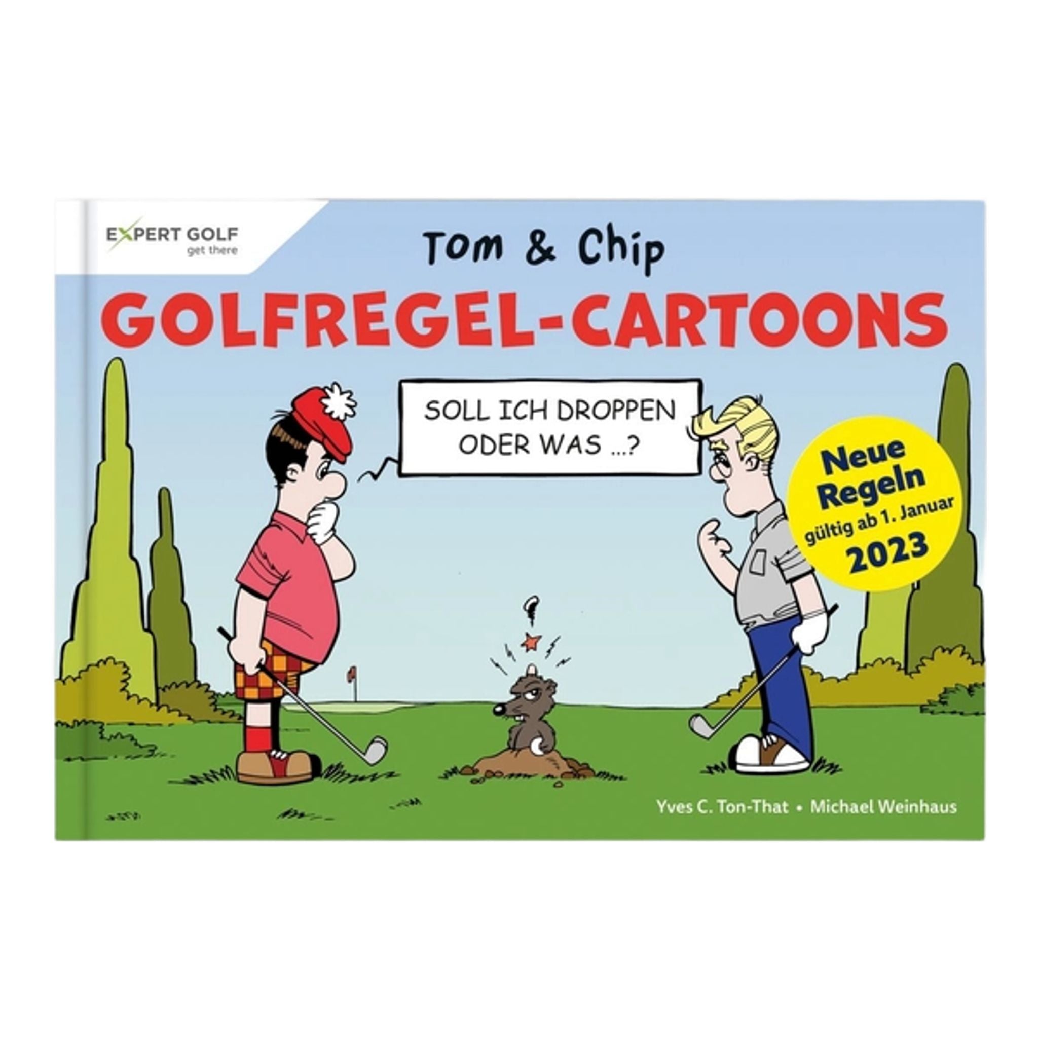 Expert Golf Tom & Chip Golfregel-Cartoons
