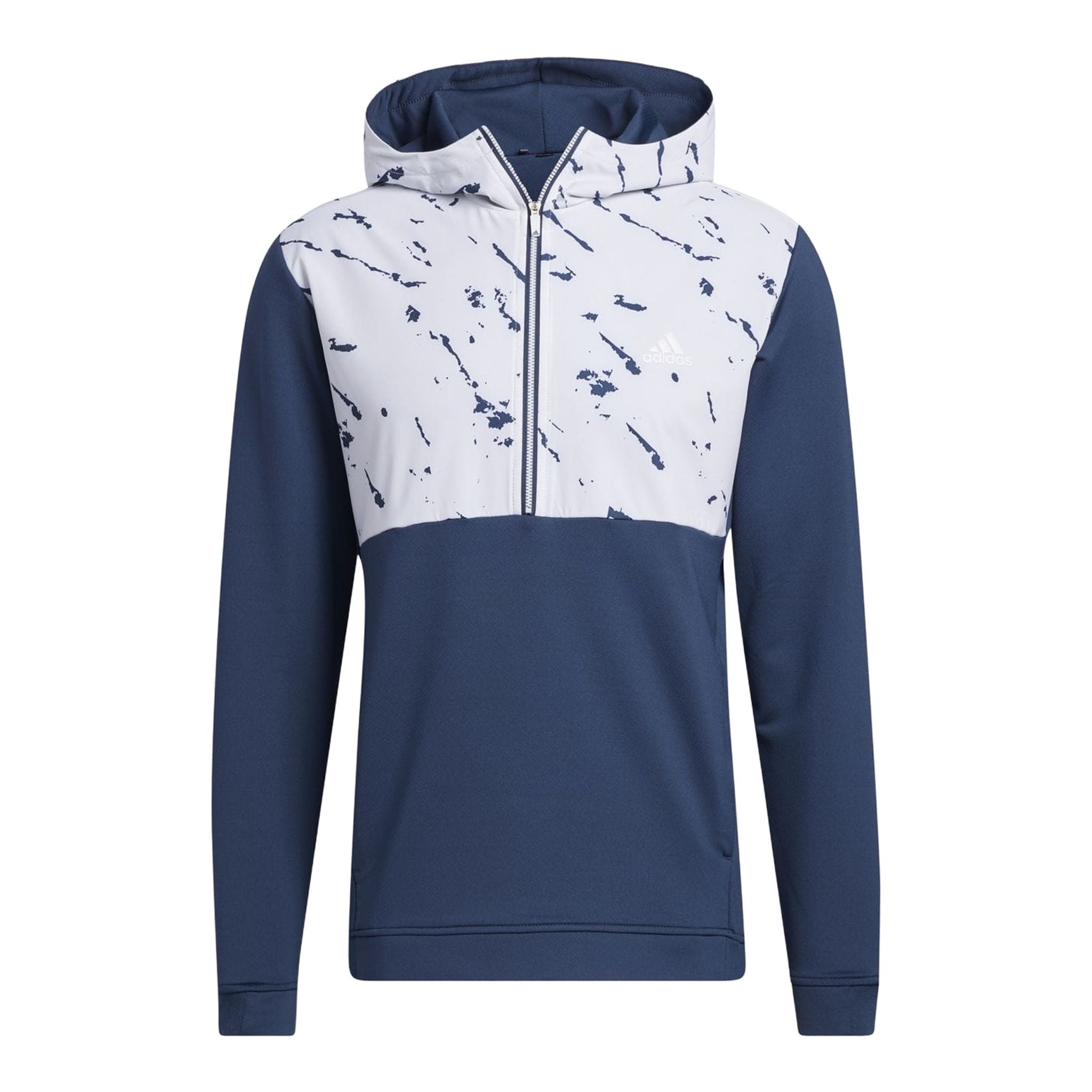 Adidas Anorak Pullover CRDY Mezza Zip Blu Navy/Bianco Uomo