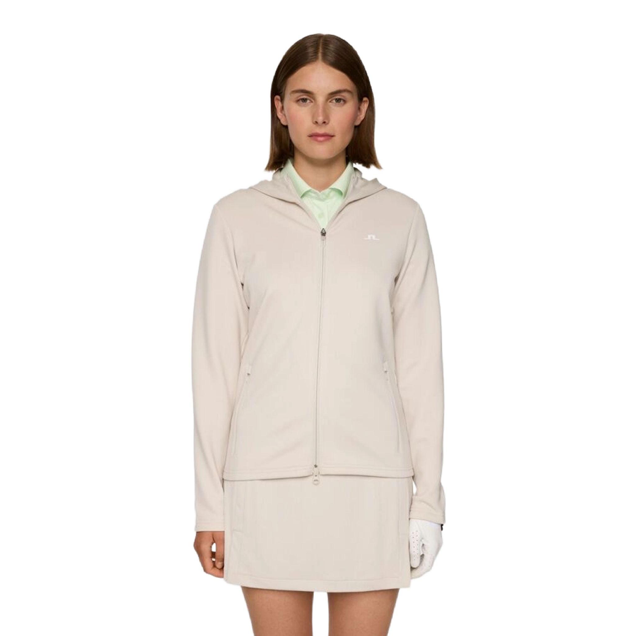 Giacca con cappuccio e zip J. Lindeberg Aerialle da donna