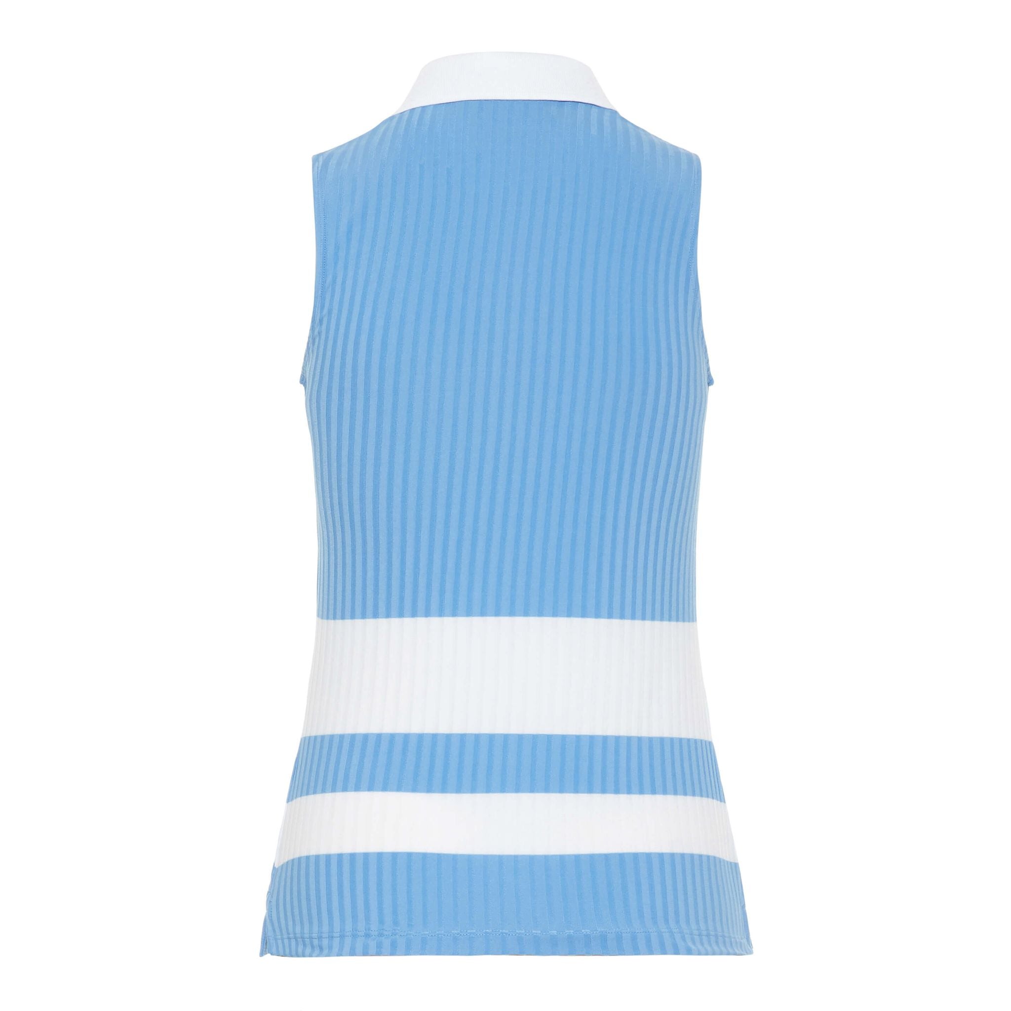 J. Lindeberg W Nora-Rib Jersey Polo Blu Lago Donna