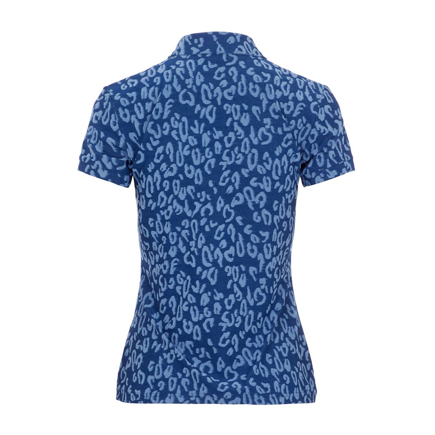 Polo J. Lindeberg W Alaya Jacquard SS Animal Midnight/Summer Bl da donna