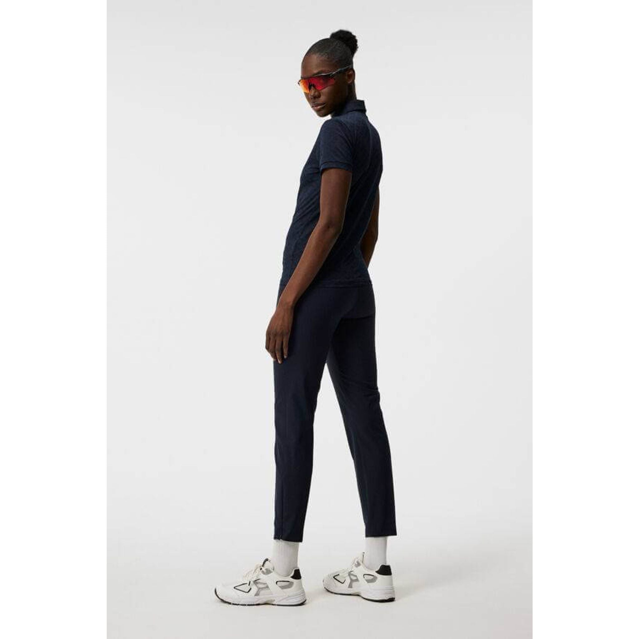 J. Lindeberg Alaya Jacquard Polo Shirt Donna