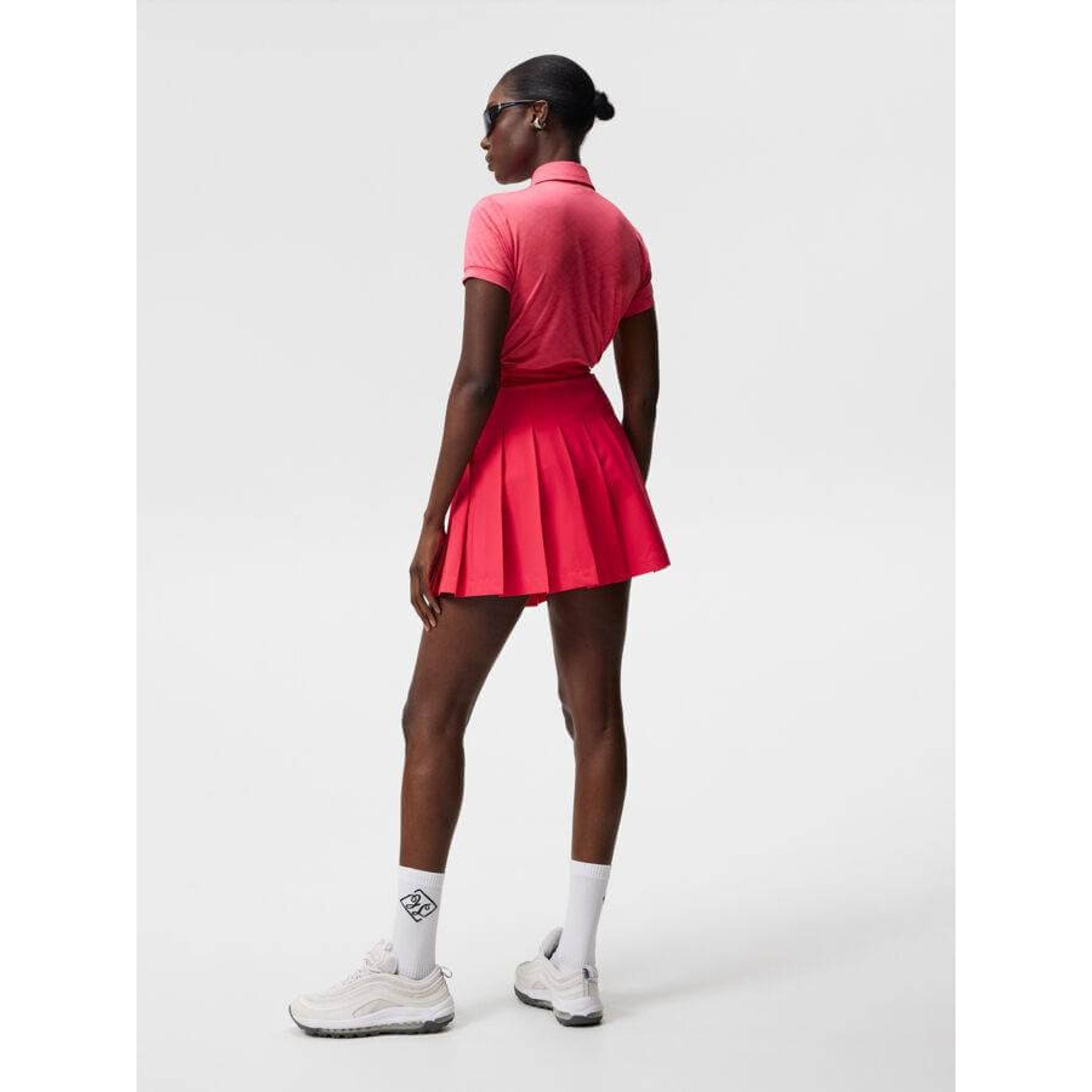 J. Lindeberg Alaya Jacquard Polo Shirt Donna