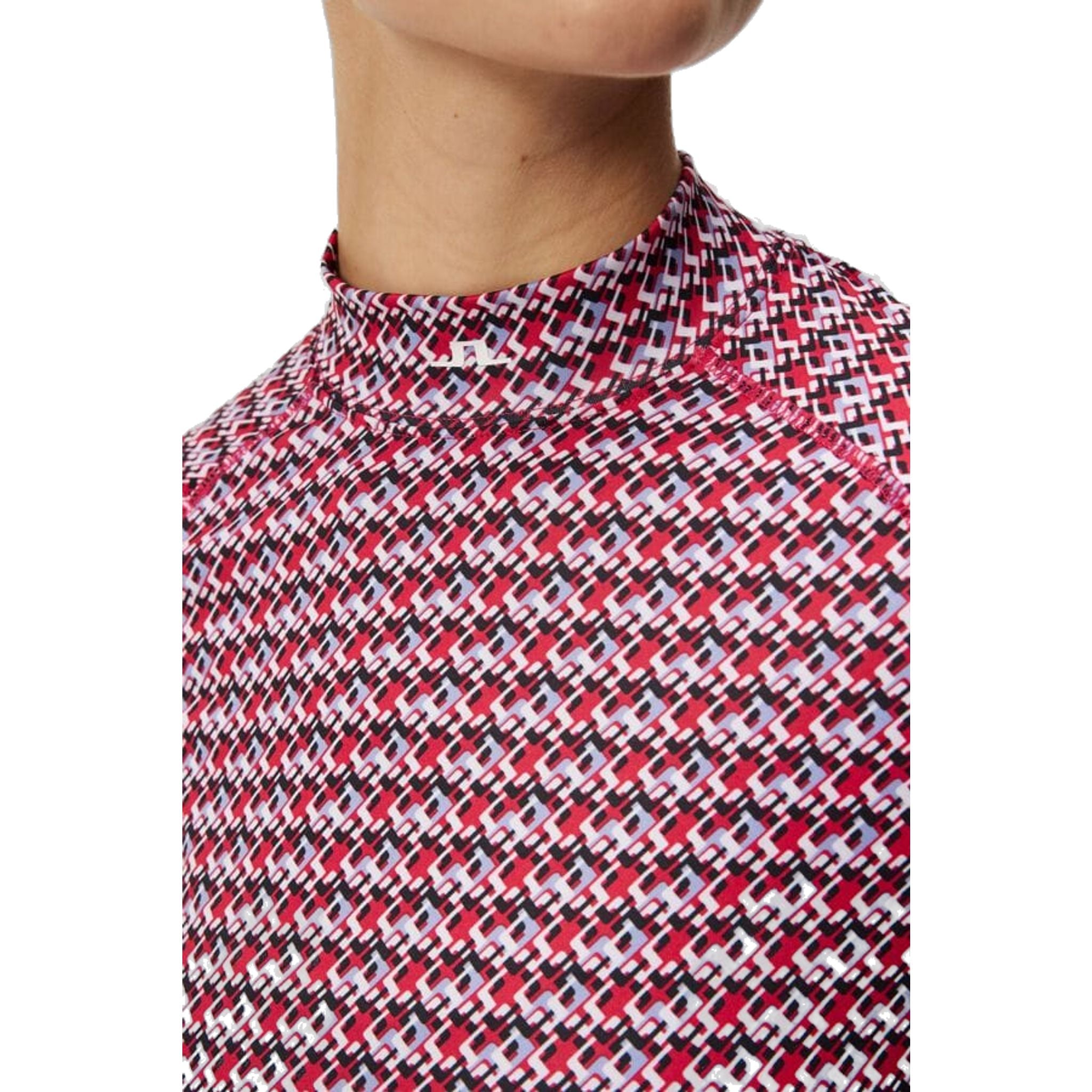 J. Lindeberg Asa Print Soft Compression Top Donna JL Micro Brid Donna