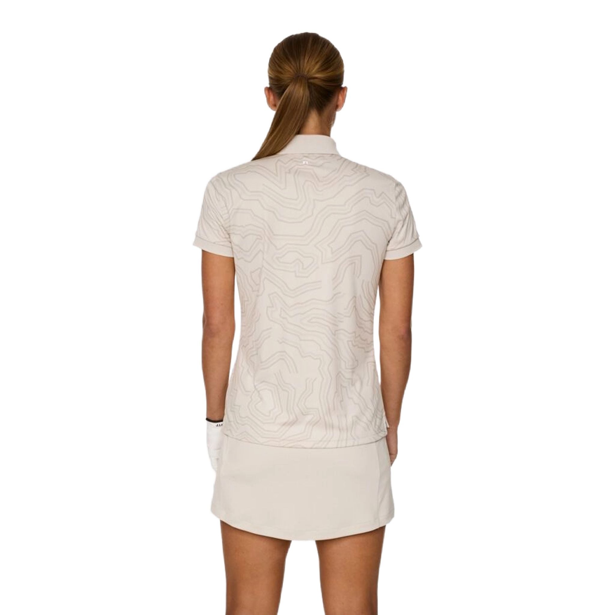 Polo da donna con stampa tecnica Tour J. Lindeberg