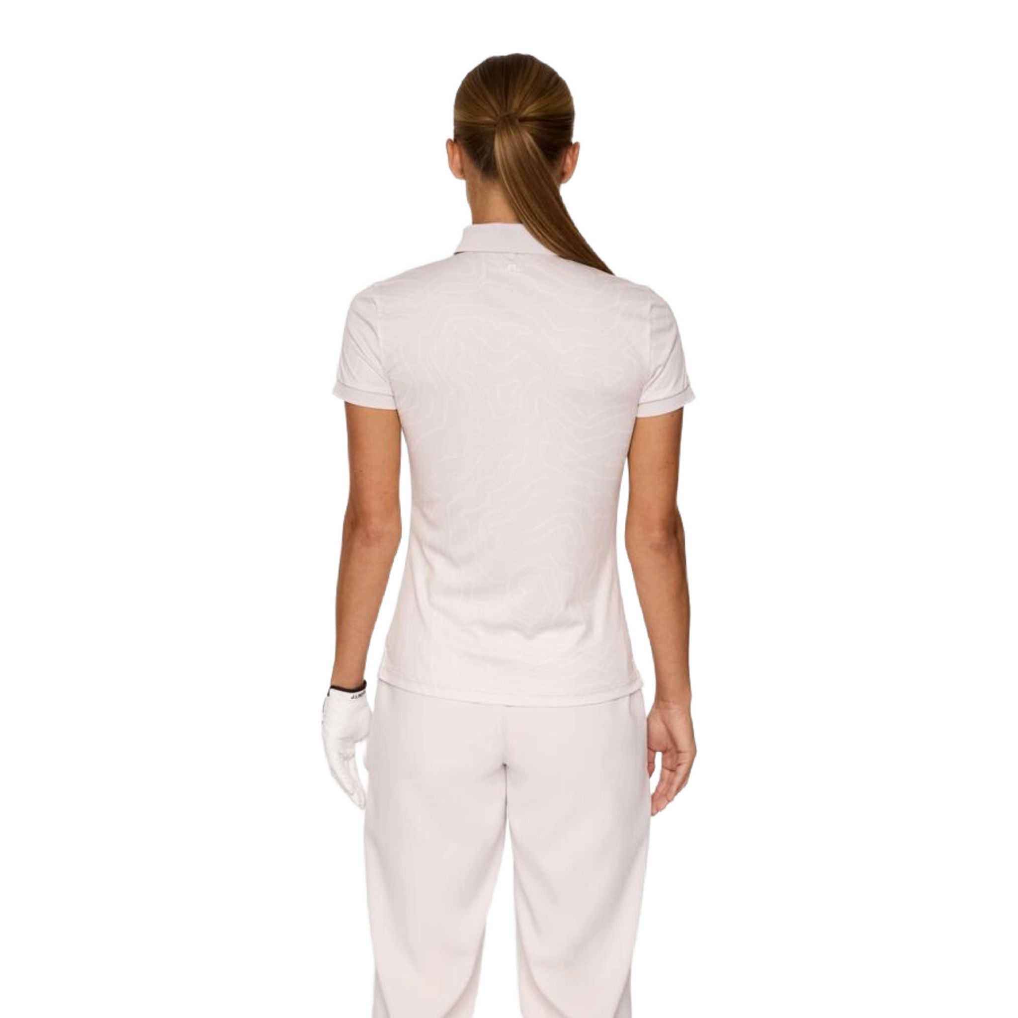 Polo da donna con stampa tecnica Tour J. Lindeberg